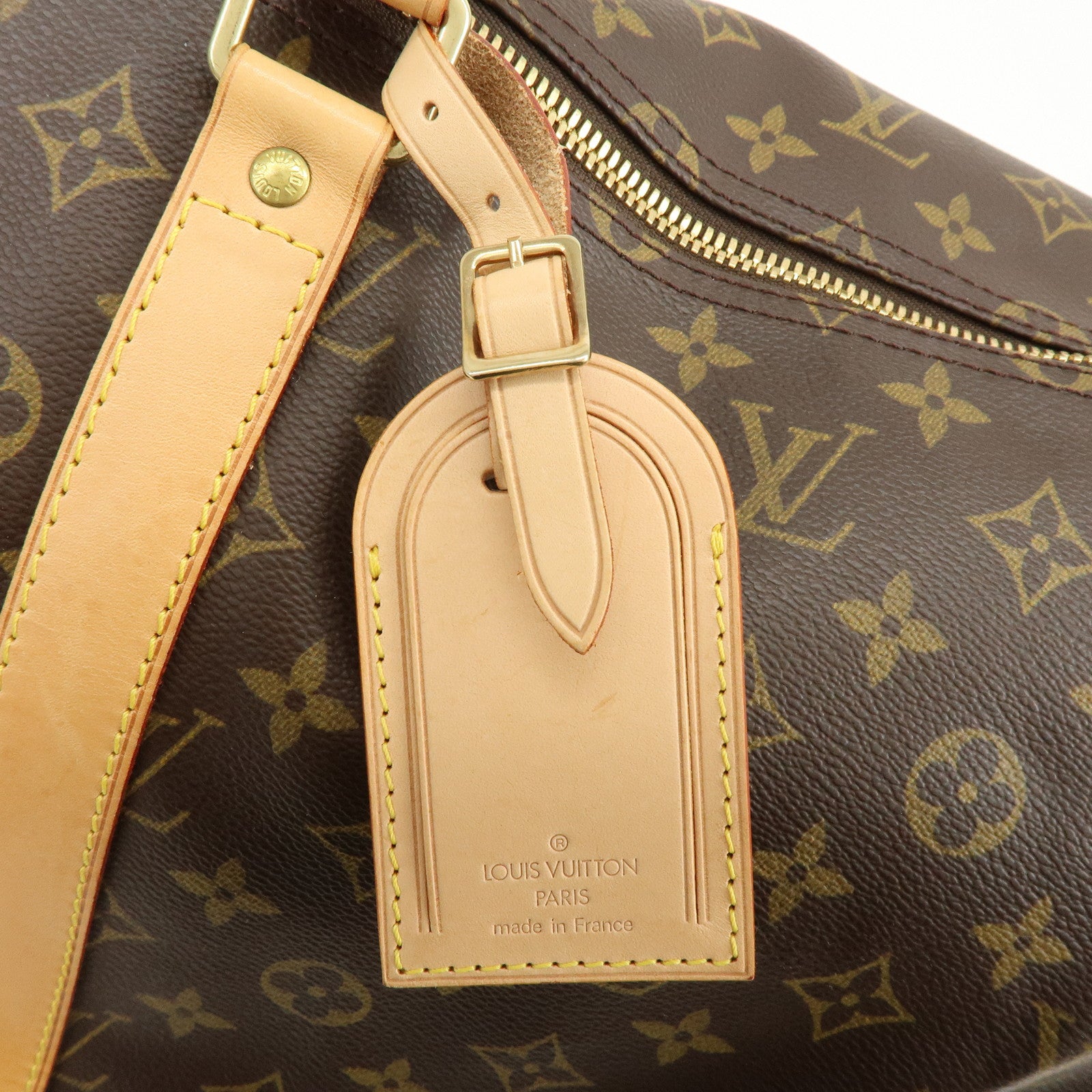 Louis Vuitton Monogram Keep All Bandouliere 55 Boston Bag M41414