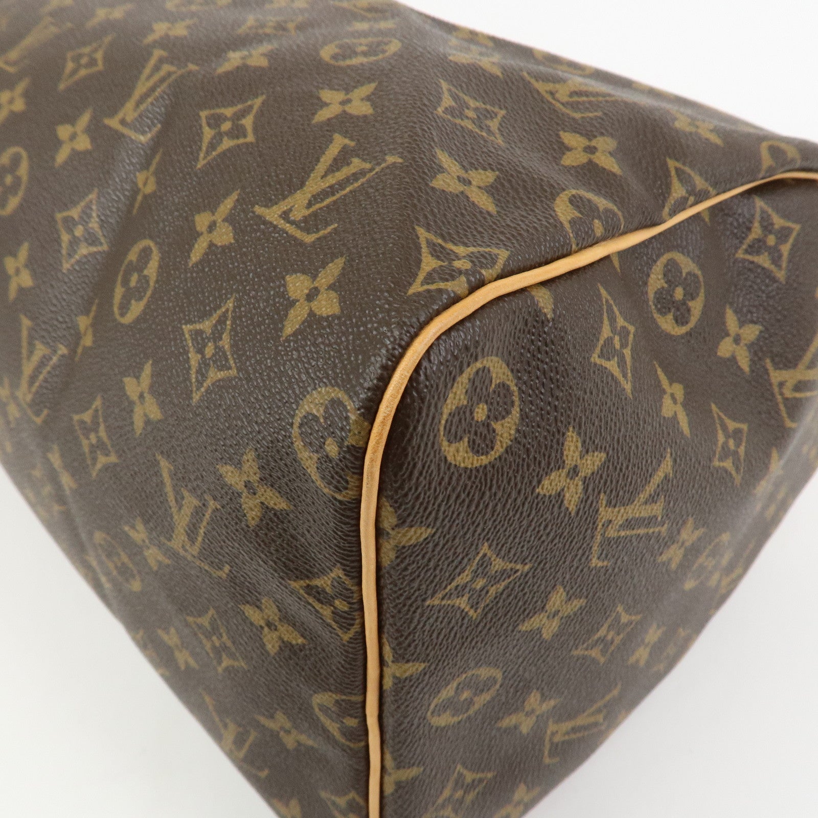 Louis Vuitton Monogram Speedy 40 Hand Bag Boston Bag Brown M41522