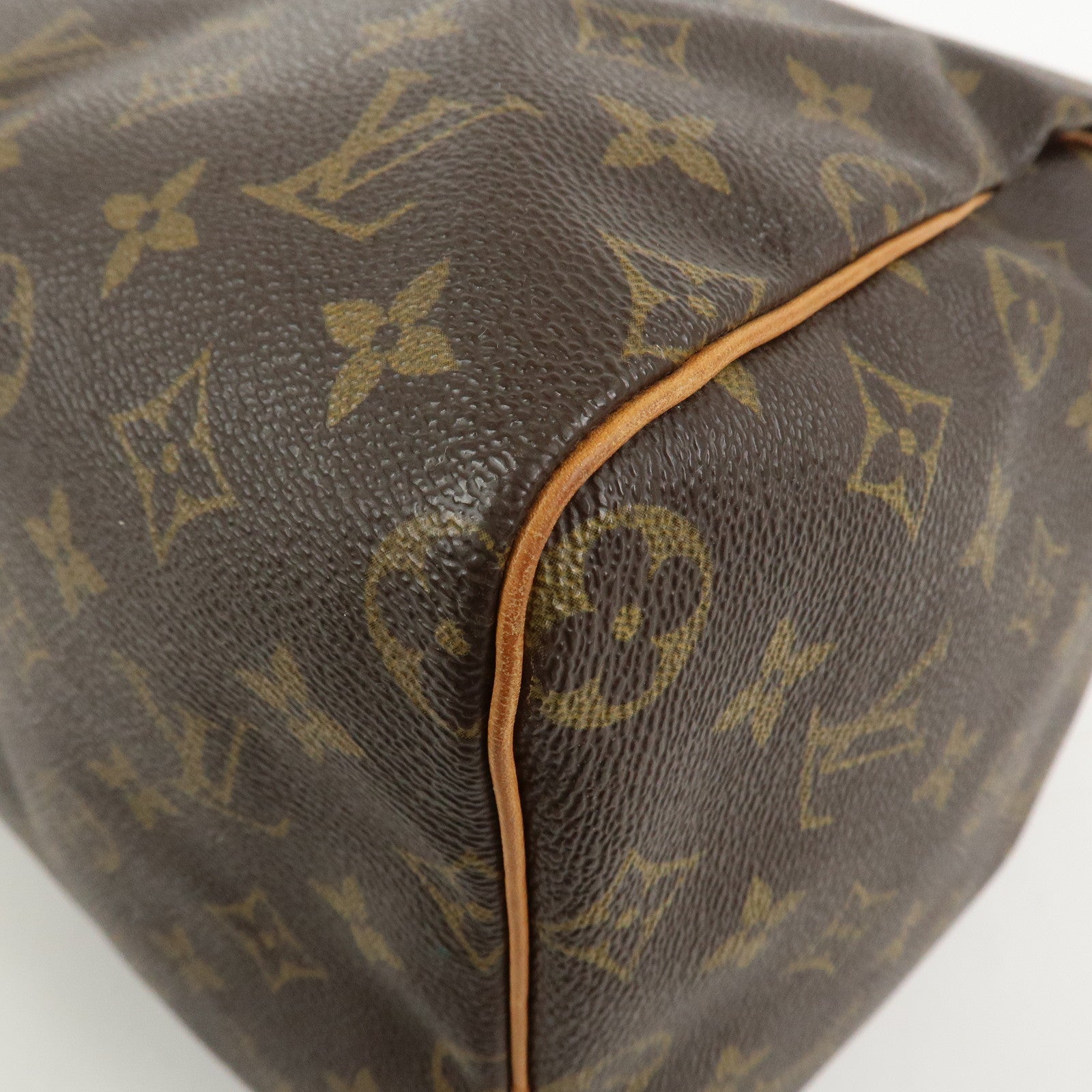 Louis Vuitton Monogram Speedy 40 Hand Bag Boston Bag Brown M41522