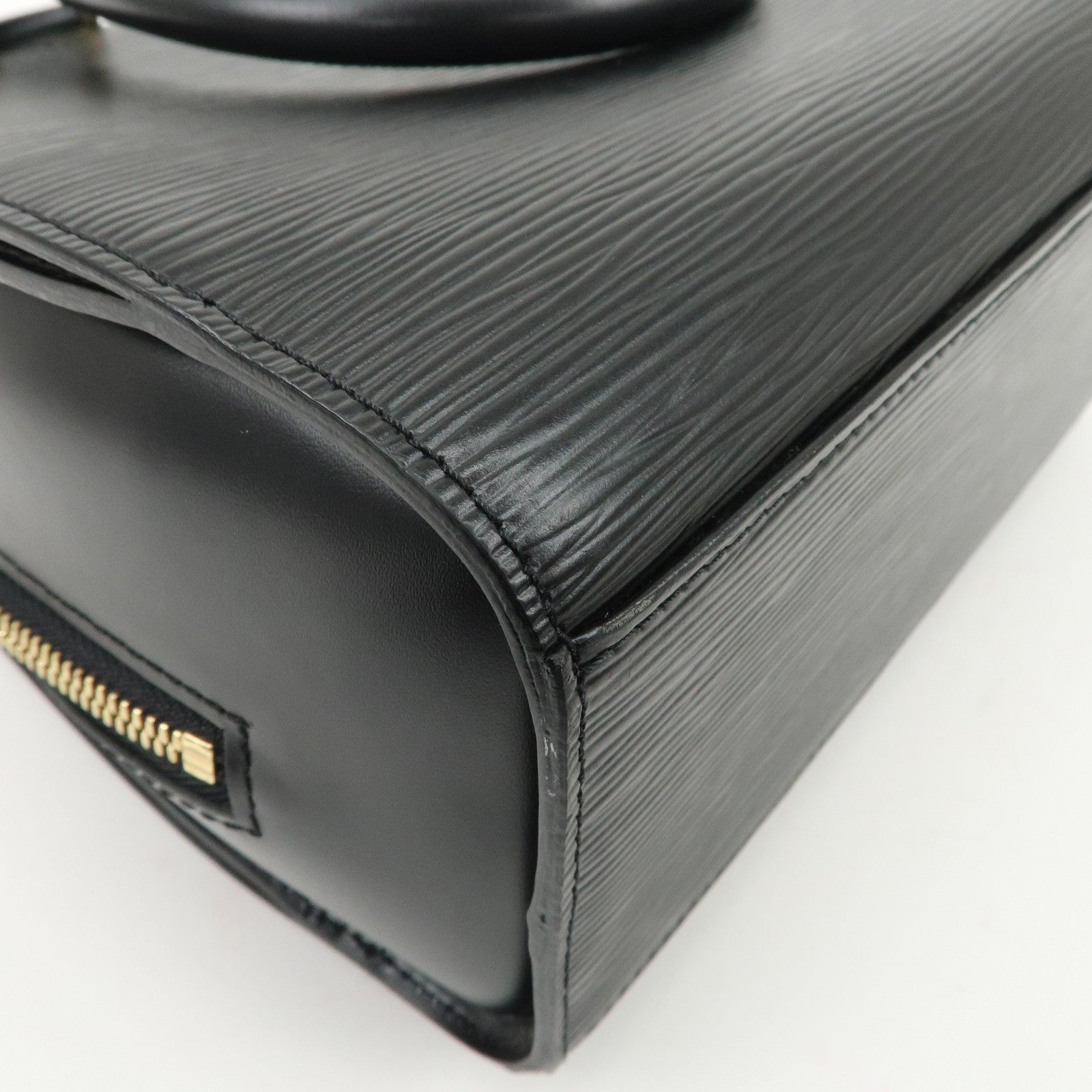 Louis Vuitton Epi Pont Neuf Hand Bag Black Noir M52052