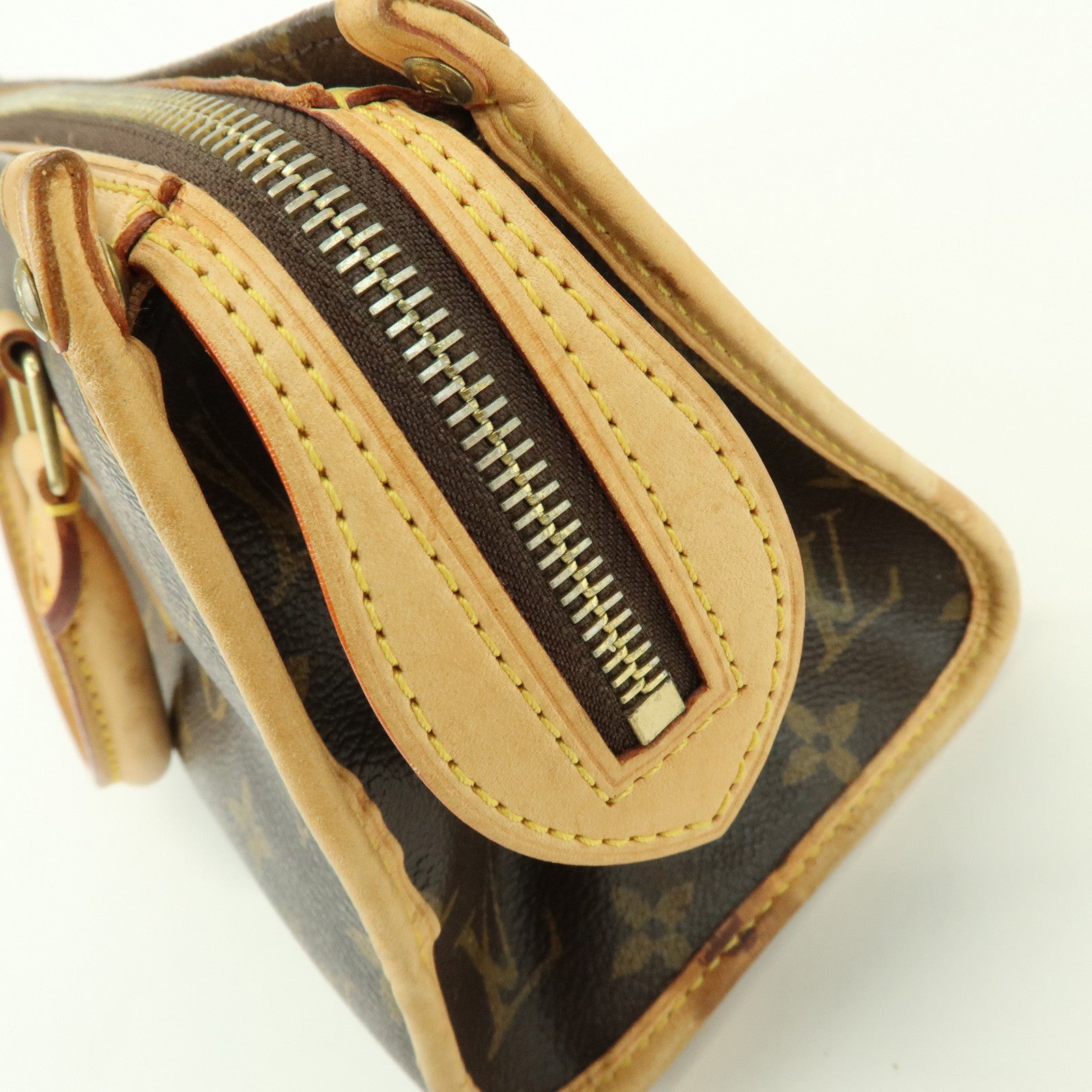 Louis Vuitton Monogram Popincourt Hand Bag Brown M40009