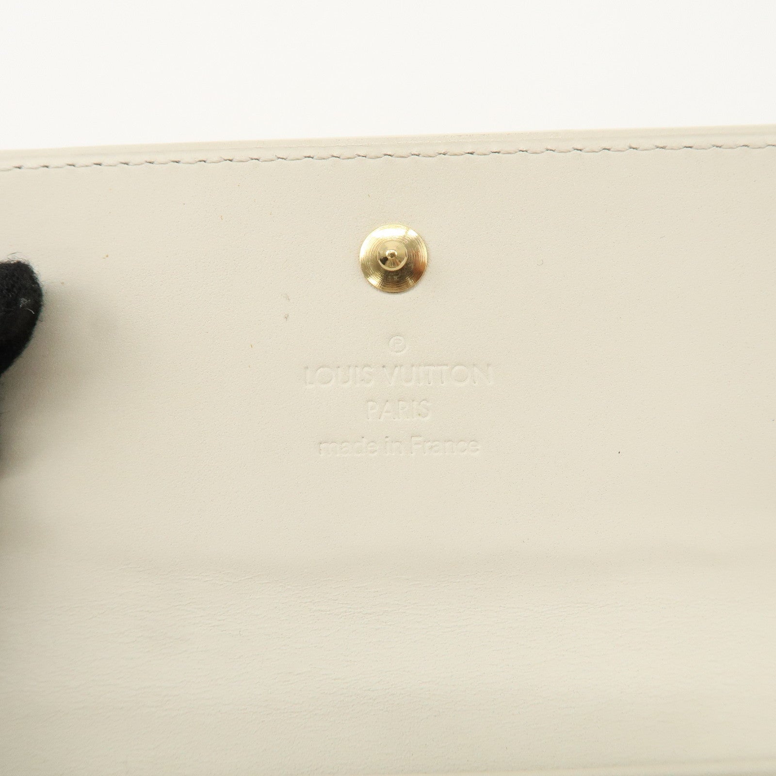 Louis Vuitton Monogram Vernis Porte Monnaie Couer Perle Compact Wallet M91351 Used