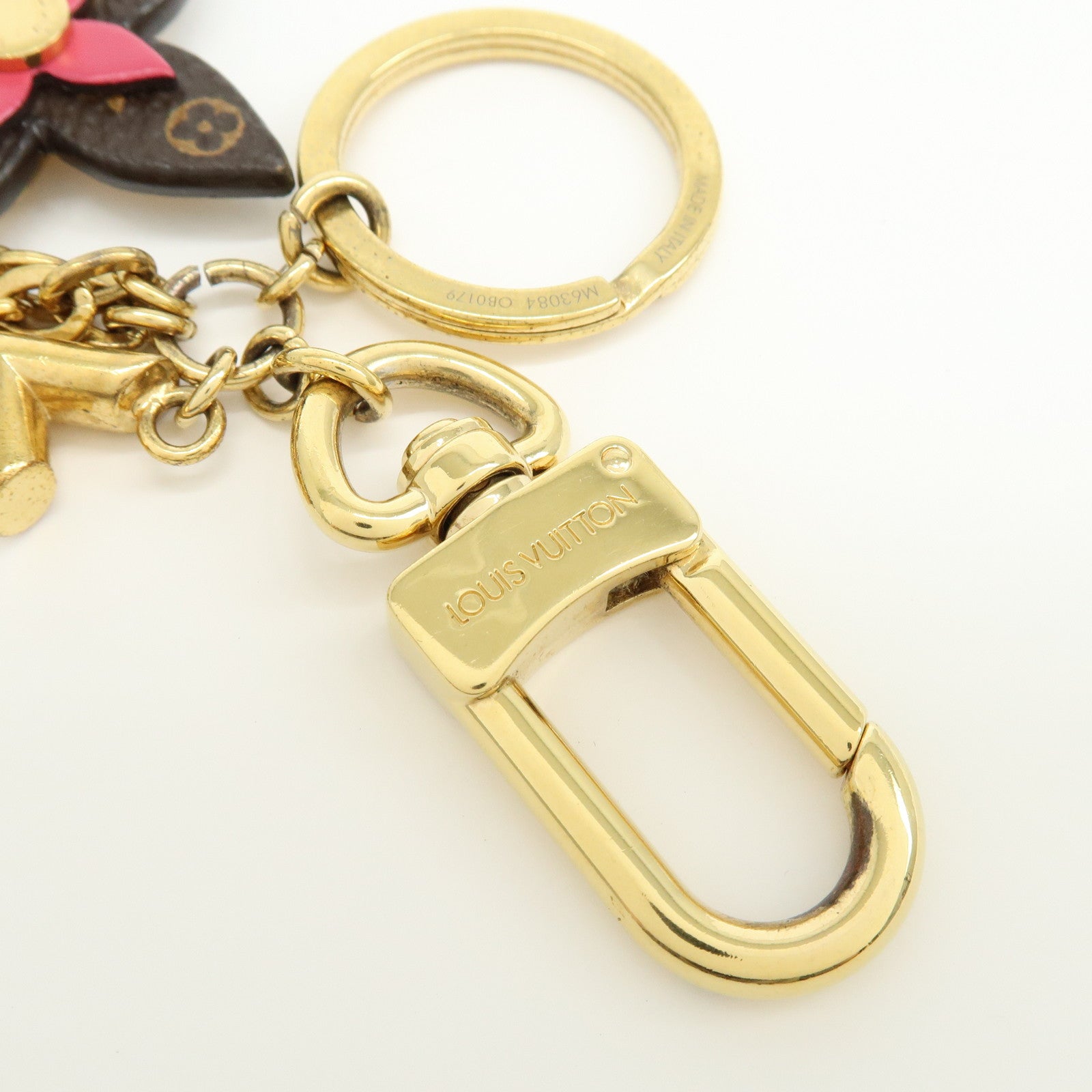 Louis Vuitton Porte Cles Blooming Flower Bag Charm Key Chain M63084