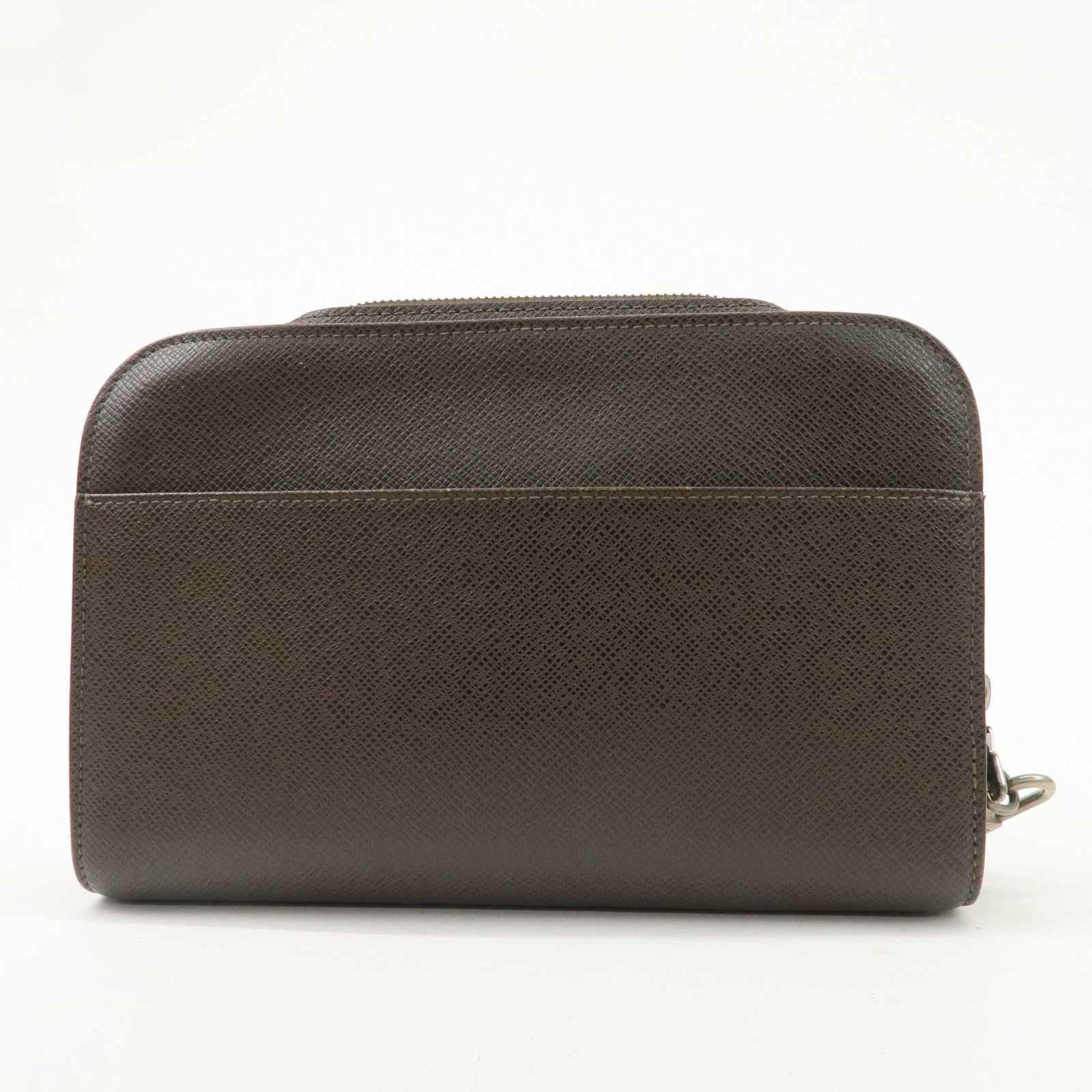 Louis Vuitton Taiga Baikal Clutch Bag Hand Bag Akajou M30186 Used