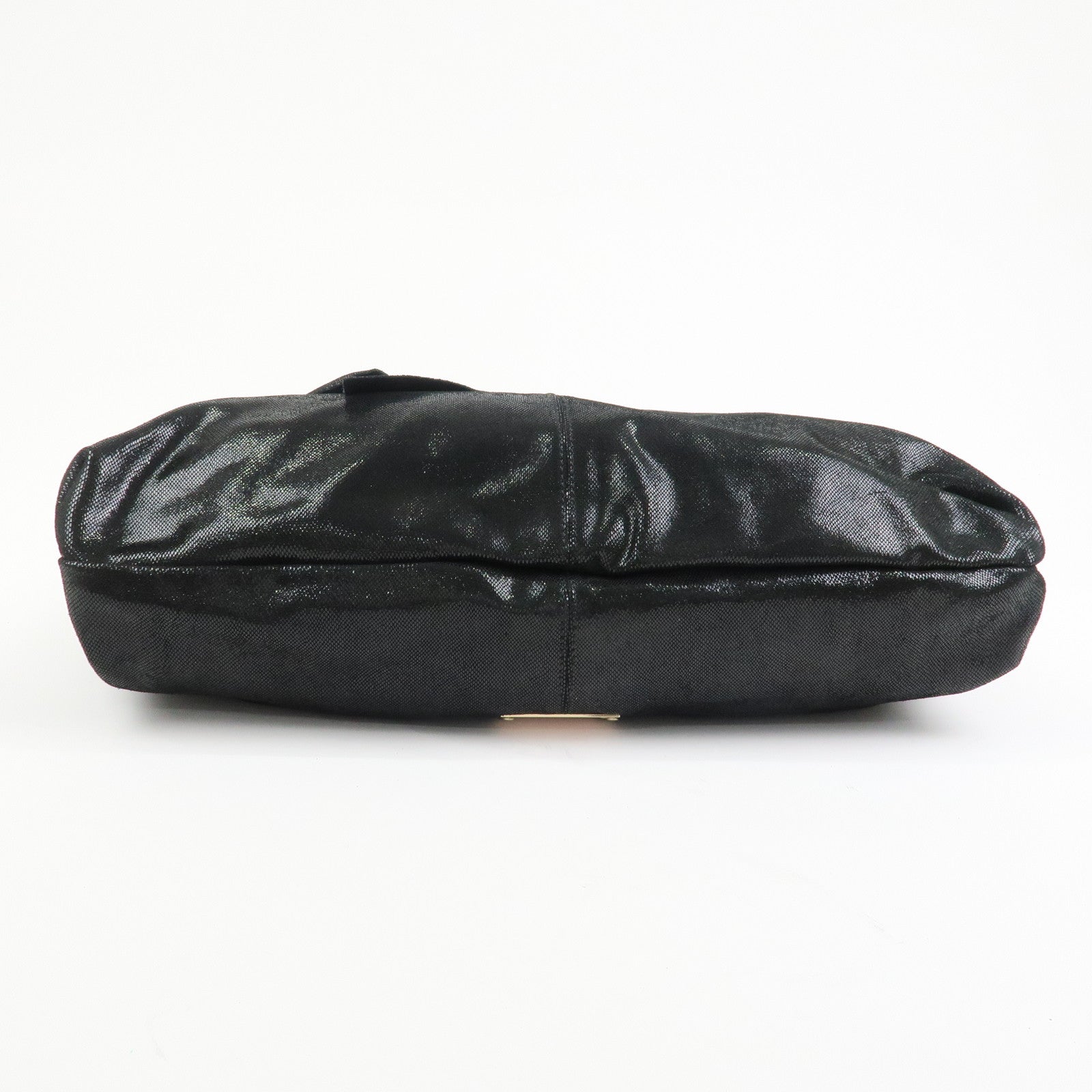 VALENTINO RED Valentino Leather Ribbon Tote Bag Shoulder Bag Black