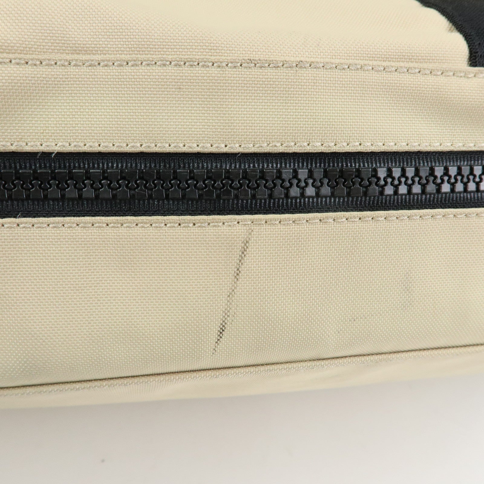 CHANEL CHANEL Sports Nylon Boston Bag Shoulder Bag Beige Black