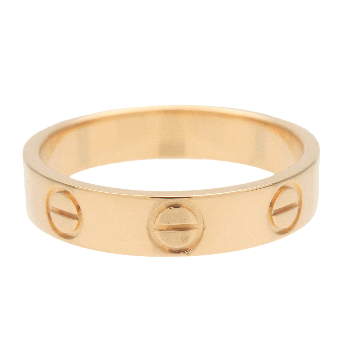 Cartier Mini Love Ring K18 750YG Yellow Gold #47 US4.5 EU47 HK8.5
