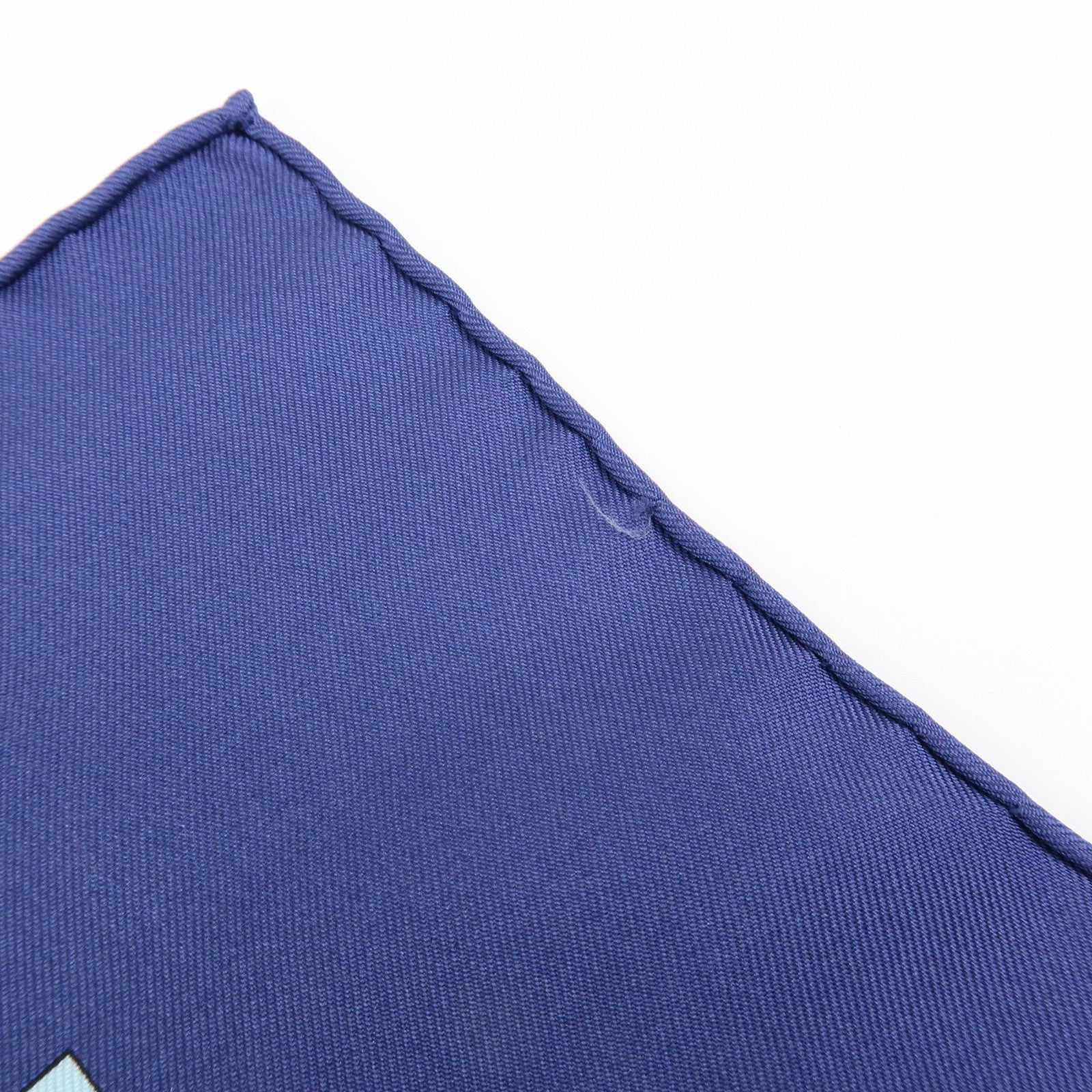 HERMES Carre 90 Silk 100% Scarf PERSEPOLIS Persian Print Brown Blue