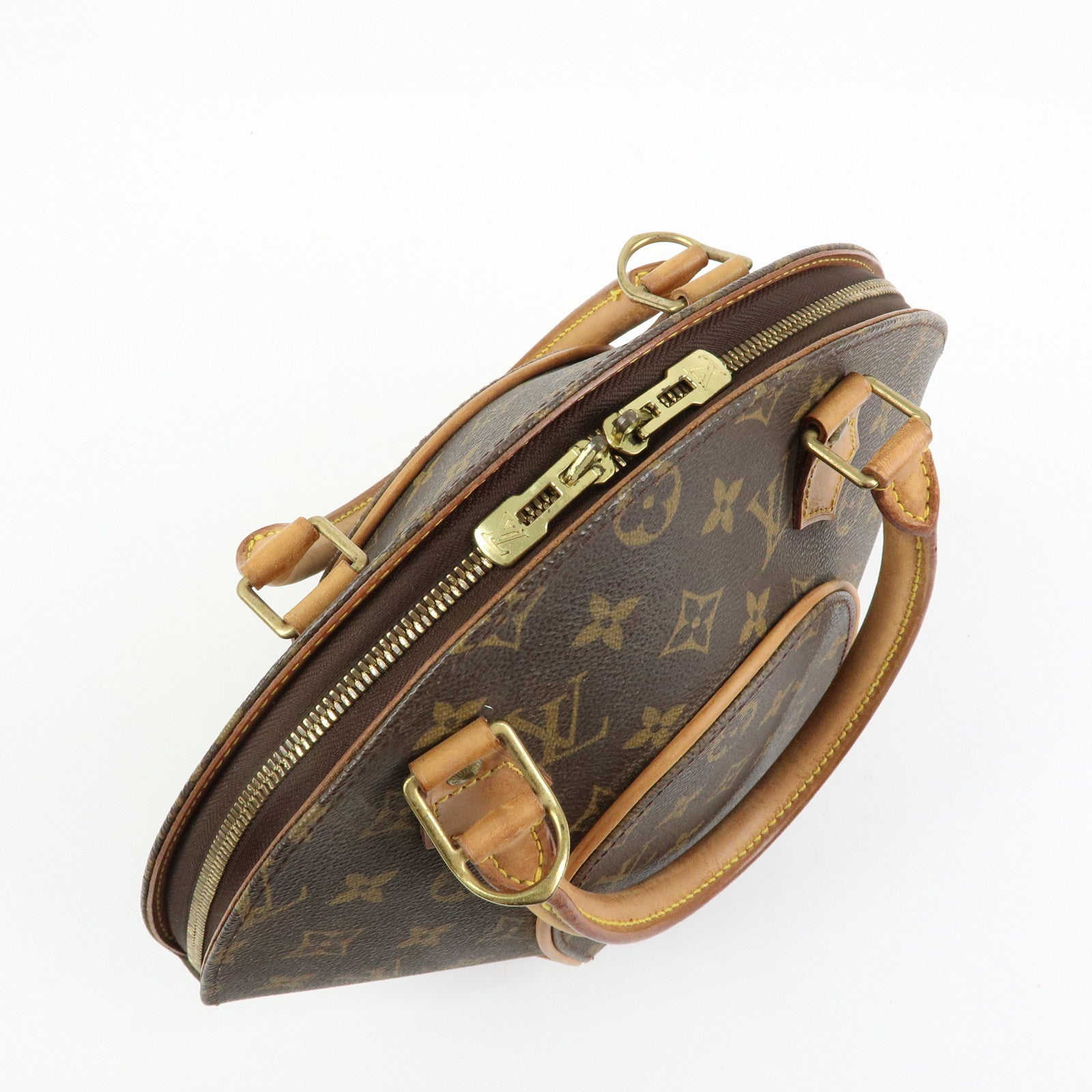 Louis Vuitton Monogram Ellipse PM Hand Bag Brown M51127