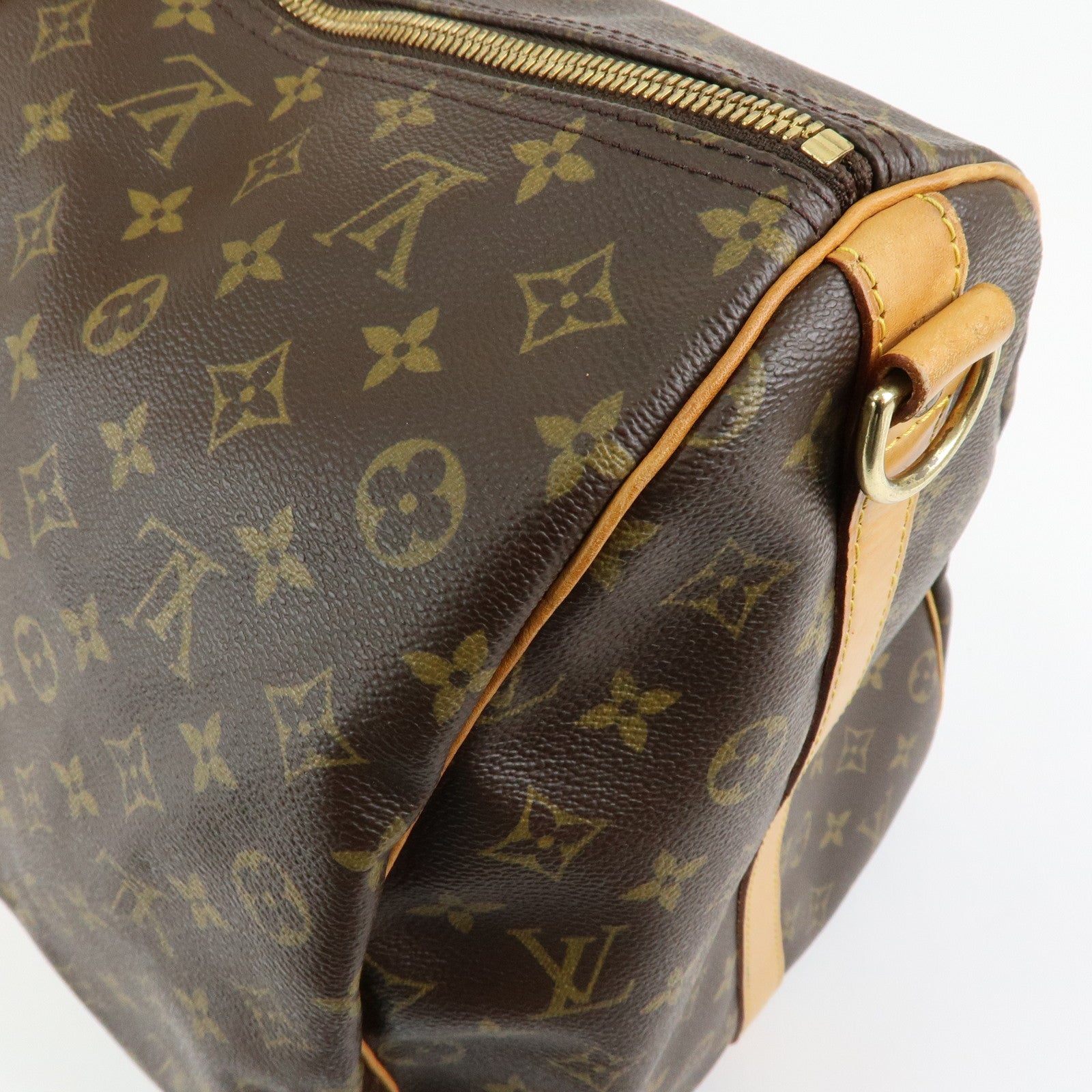 Louis Vuitton Monogram Keep All Bandouliere 60 Boston Bag M41412