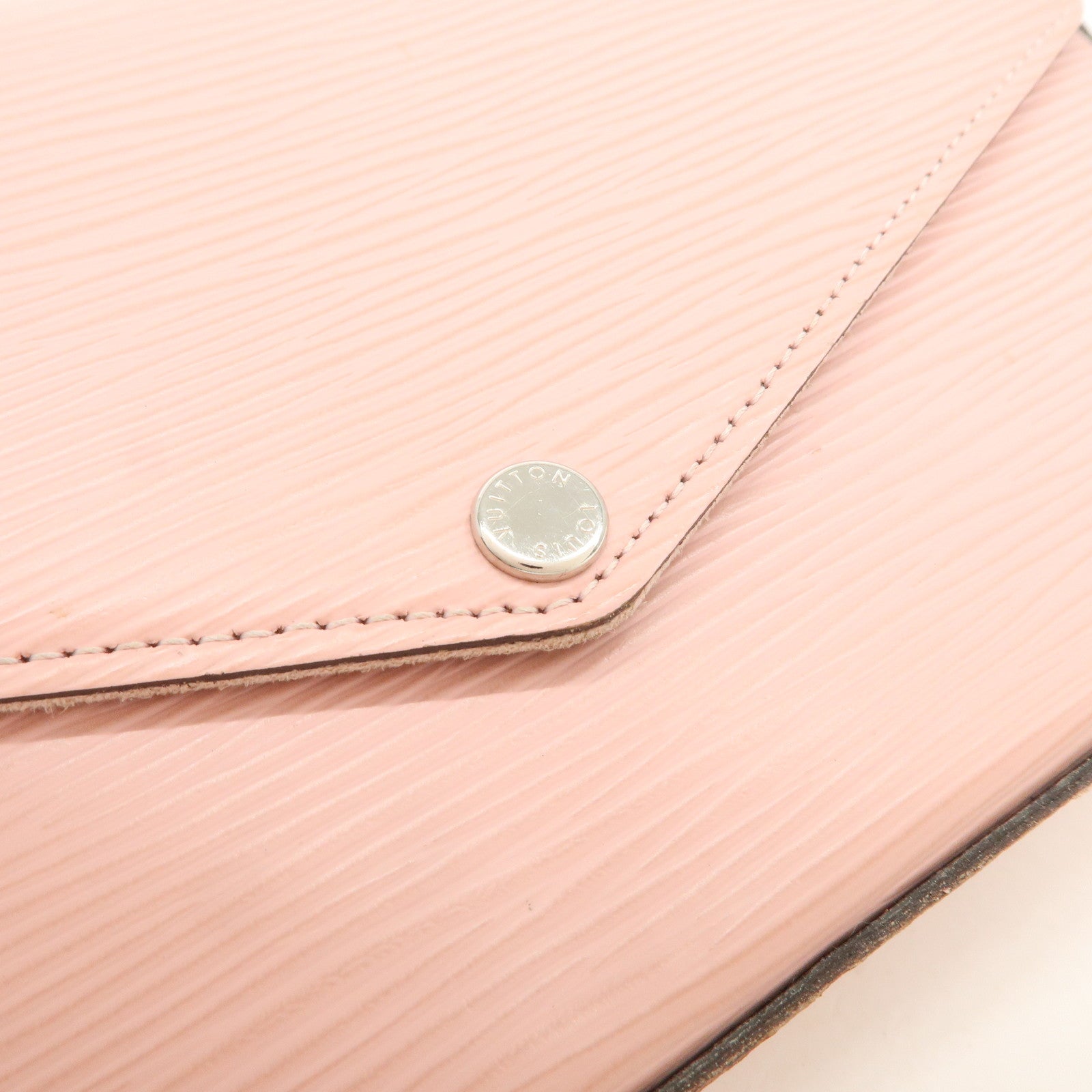Louis Vuitton Epi Pochette Felicie Chain Shoulder Bag Pink M62467
