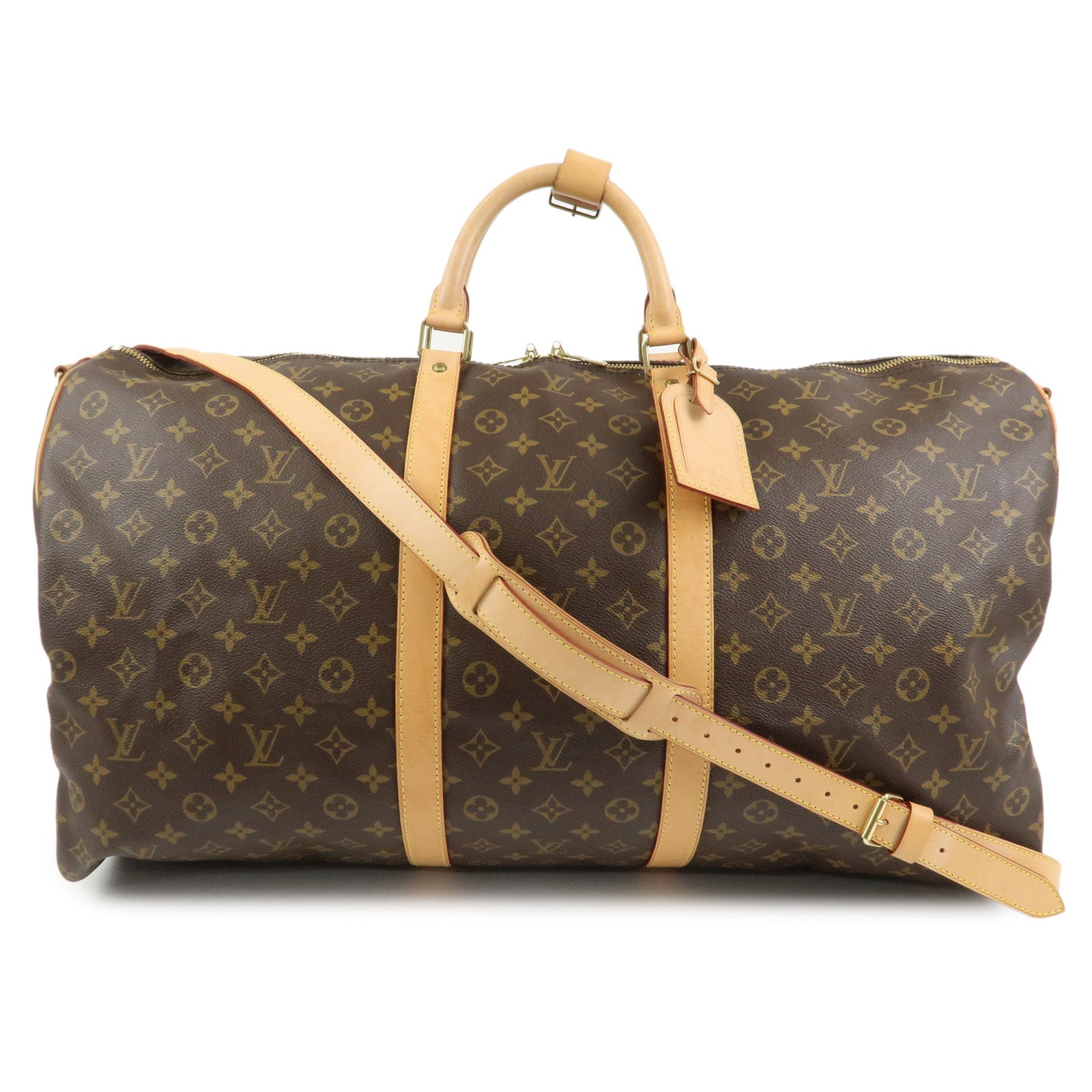 Louis Vuitton Monogram Keep All Bandouliere 60 Boston Bag M41412