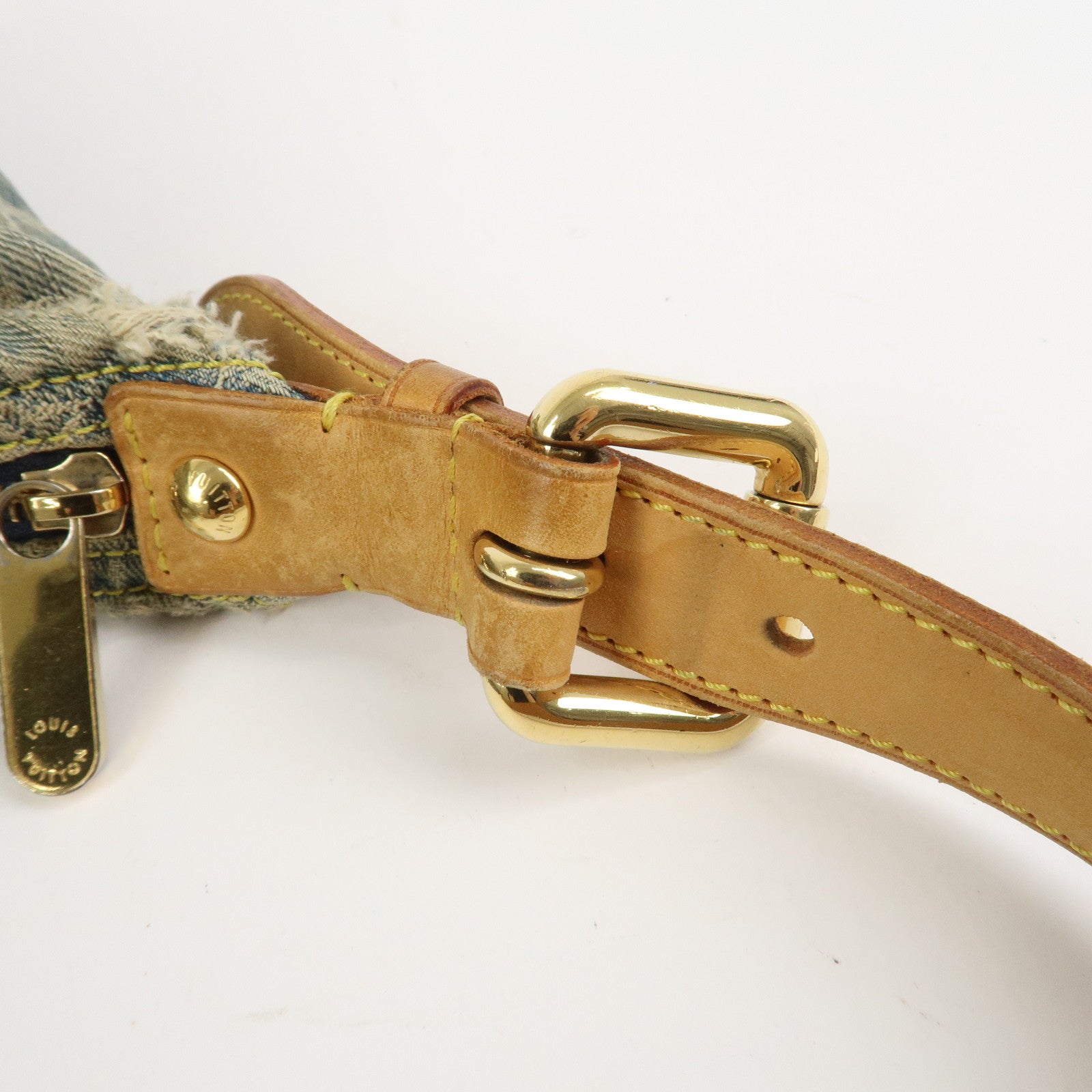 Louis Vuitton Monogram Denim Baggy PM 2Way Bag Shoulder Bag M95049