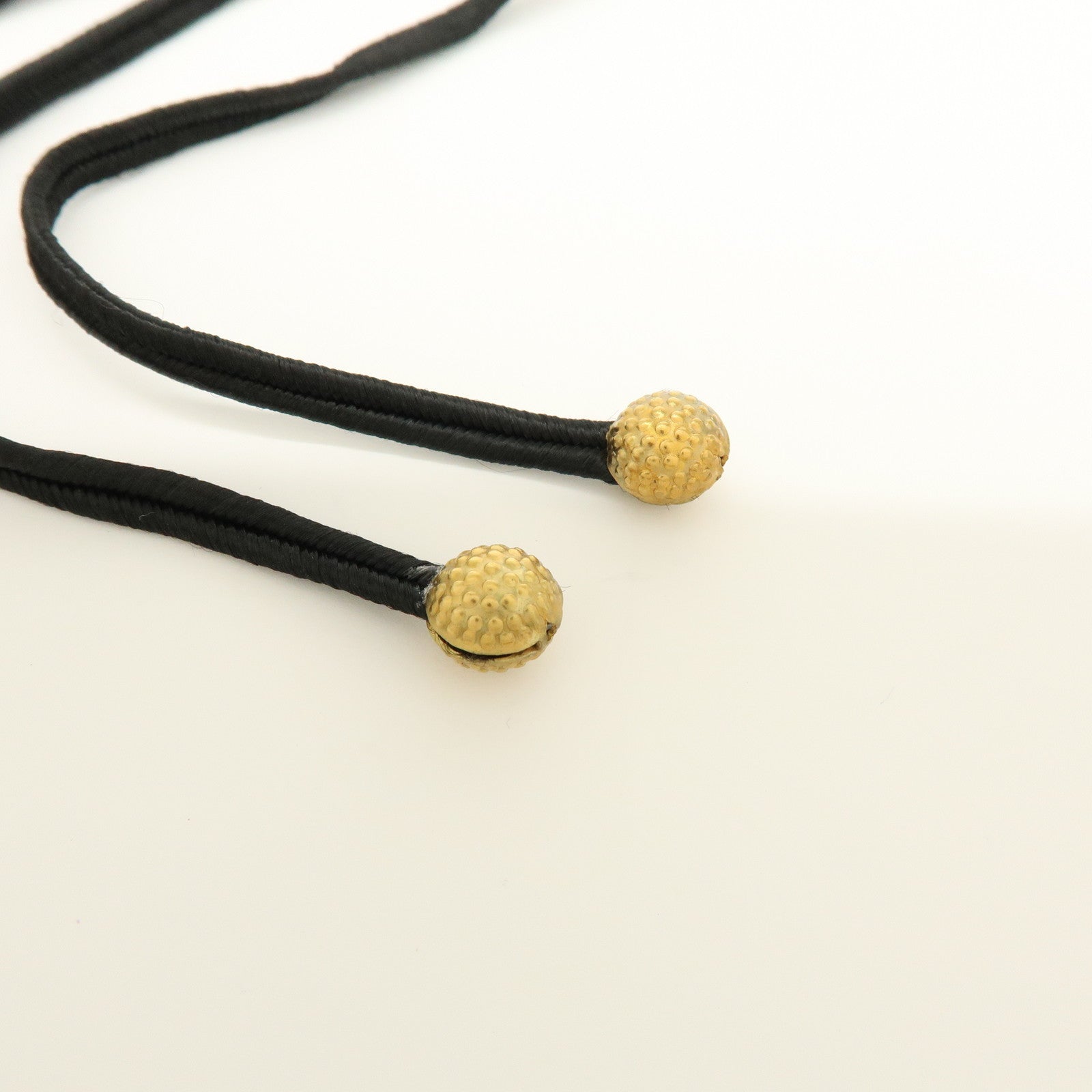 Baccarat Crystal Metal Heart Necklace Green Black Gold