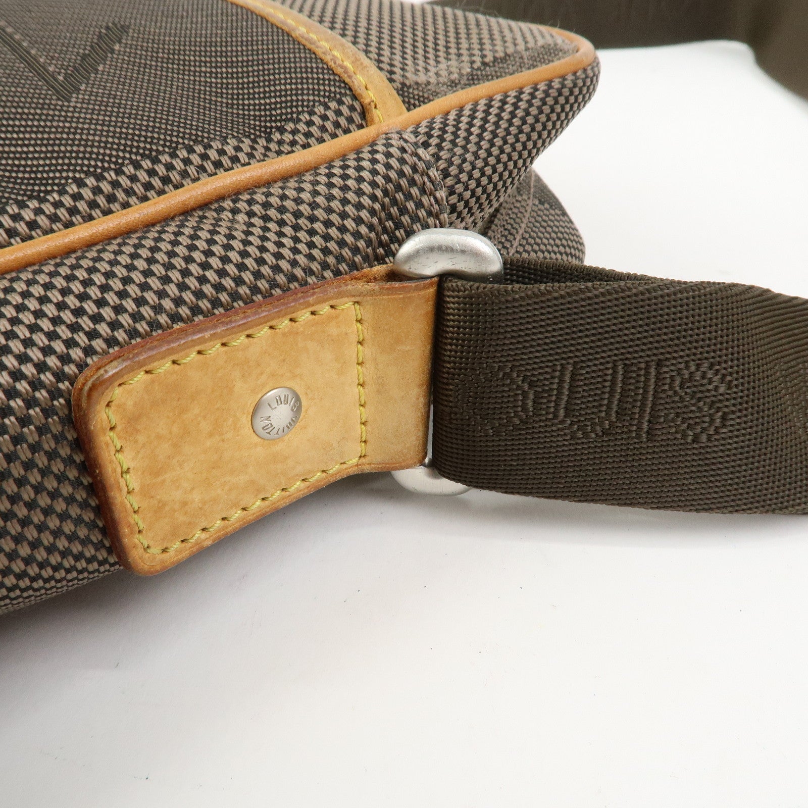 Louis Vuitton Damier Geant Citadin NM Shoulder Bag Terre M93224