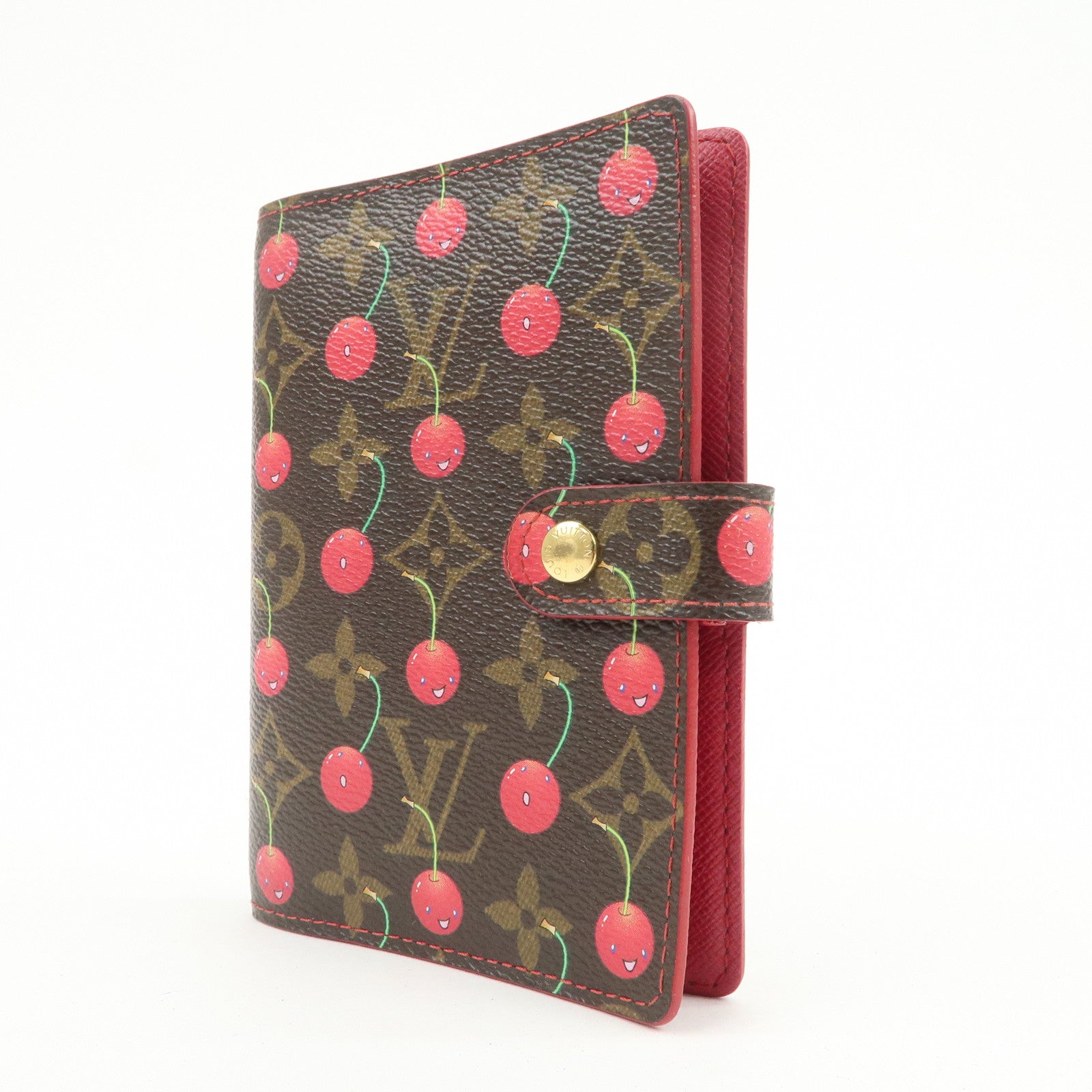 Louis Vuitton Monogram Cherry Agenda PM Planner Cover R21023