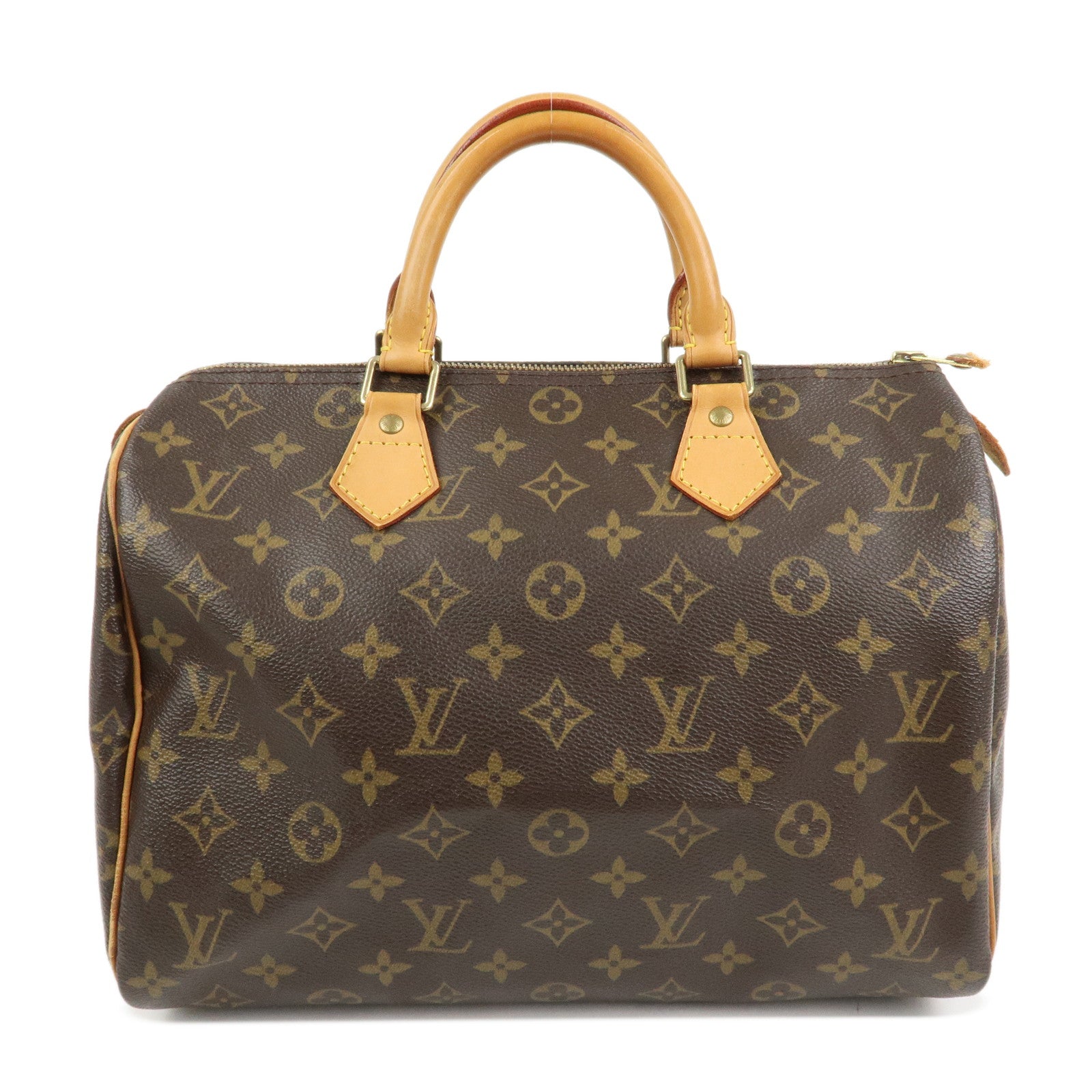 Louis Vuitton Monogram Speedy 30 Boston Bag Hand Bag Brown M41526