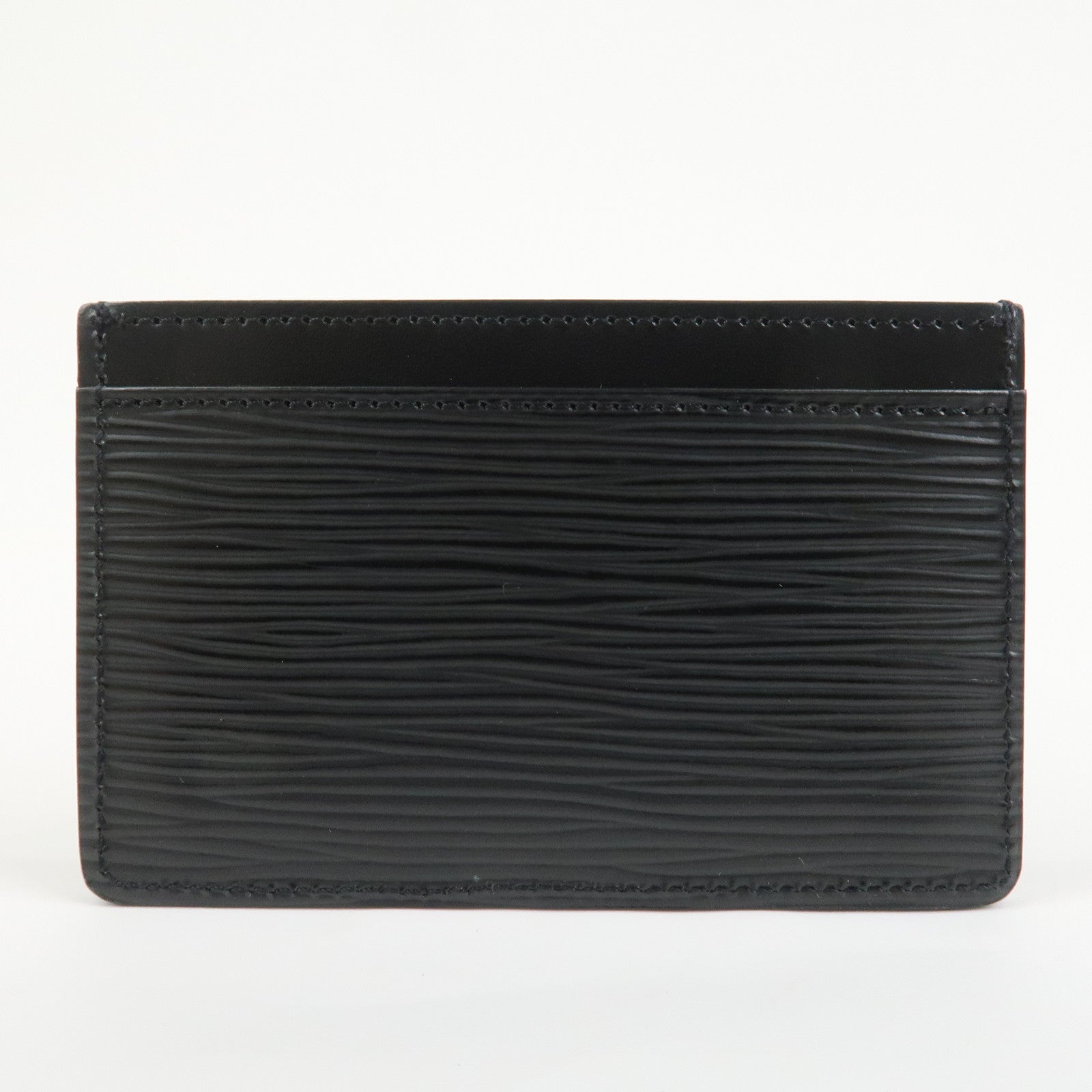 Louis Vuitton Epi Leather Porte Cartes Simple Card Case Noir M63512