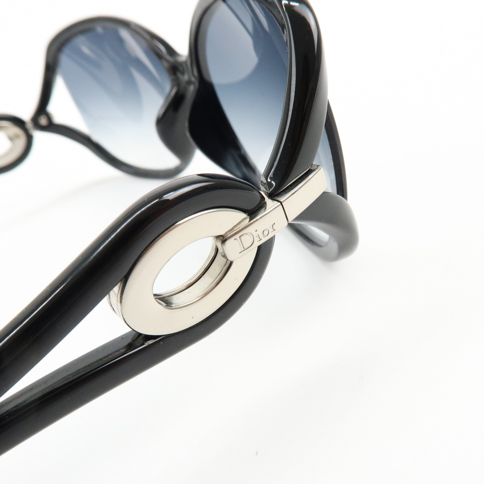 Christian Dior Plastic Sunglasses 62□15 120 Black