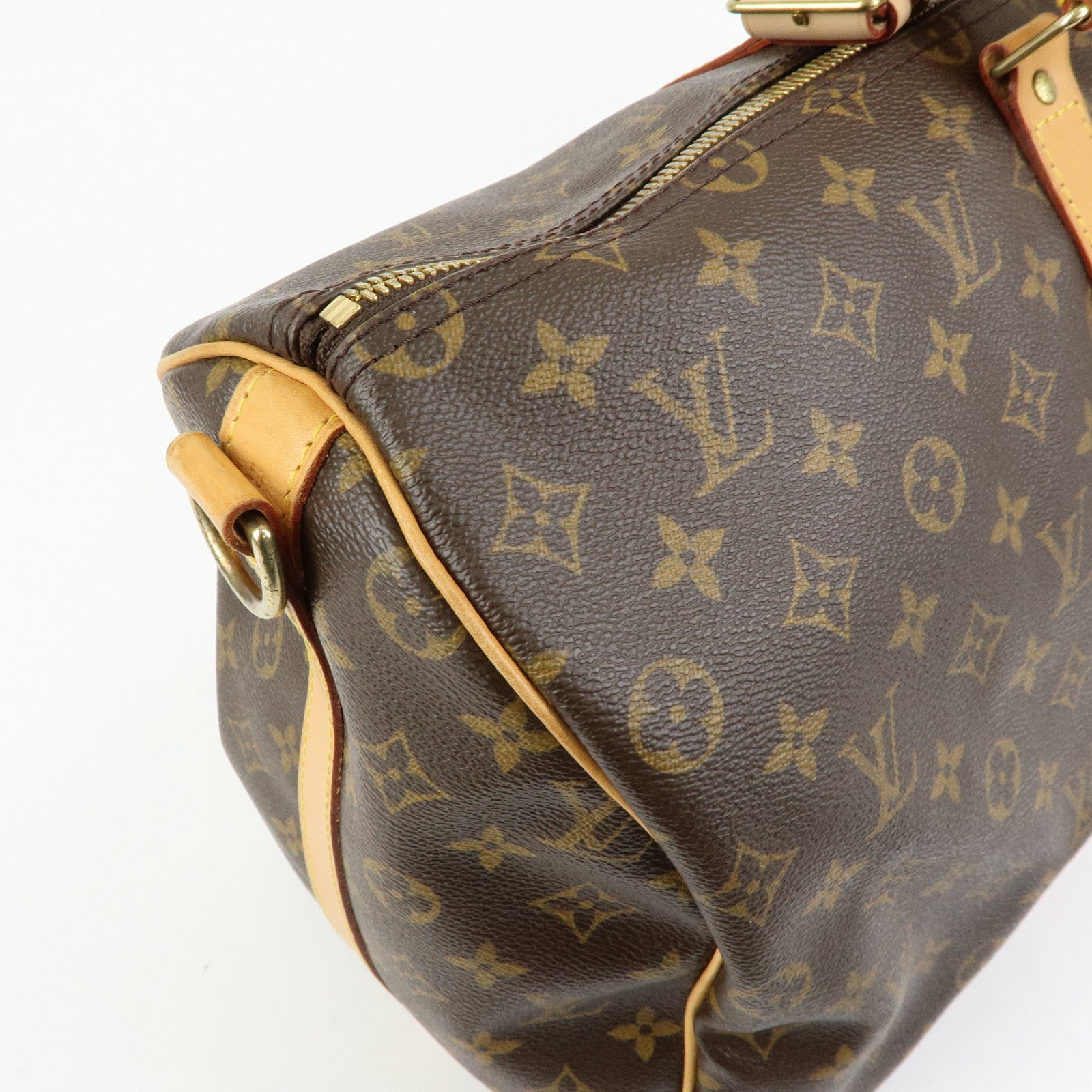 Louis Vuitton Monogram Keep All Bandouliere 50 Boston Bag M41416