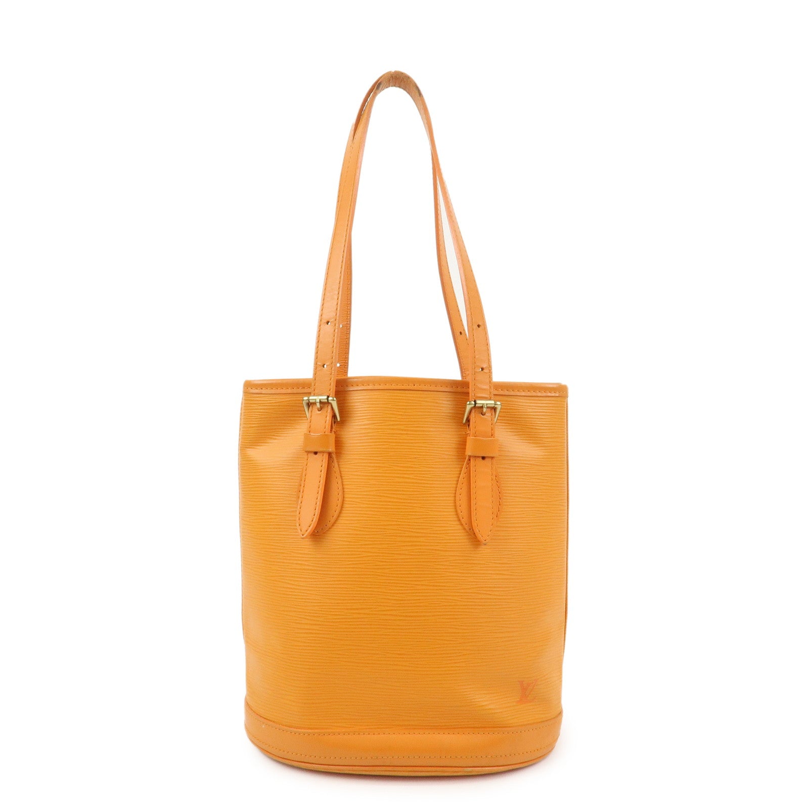 Louis Vuitton Epi Bucket PM Shoulder Bag Tote Bag Mandarin M5899H