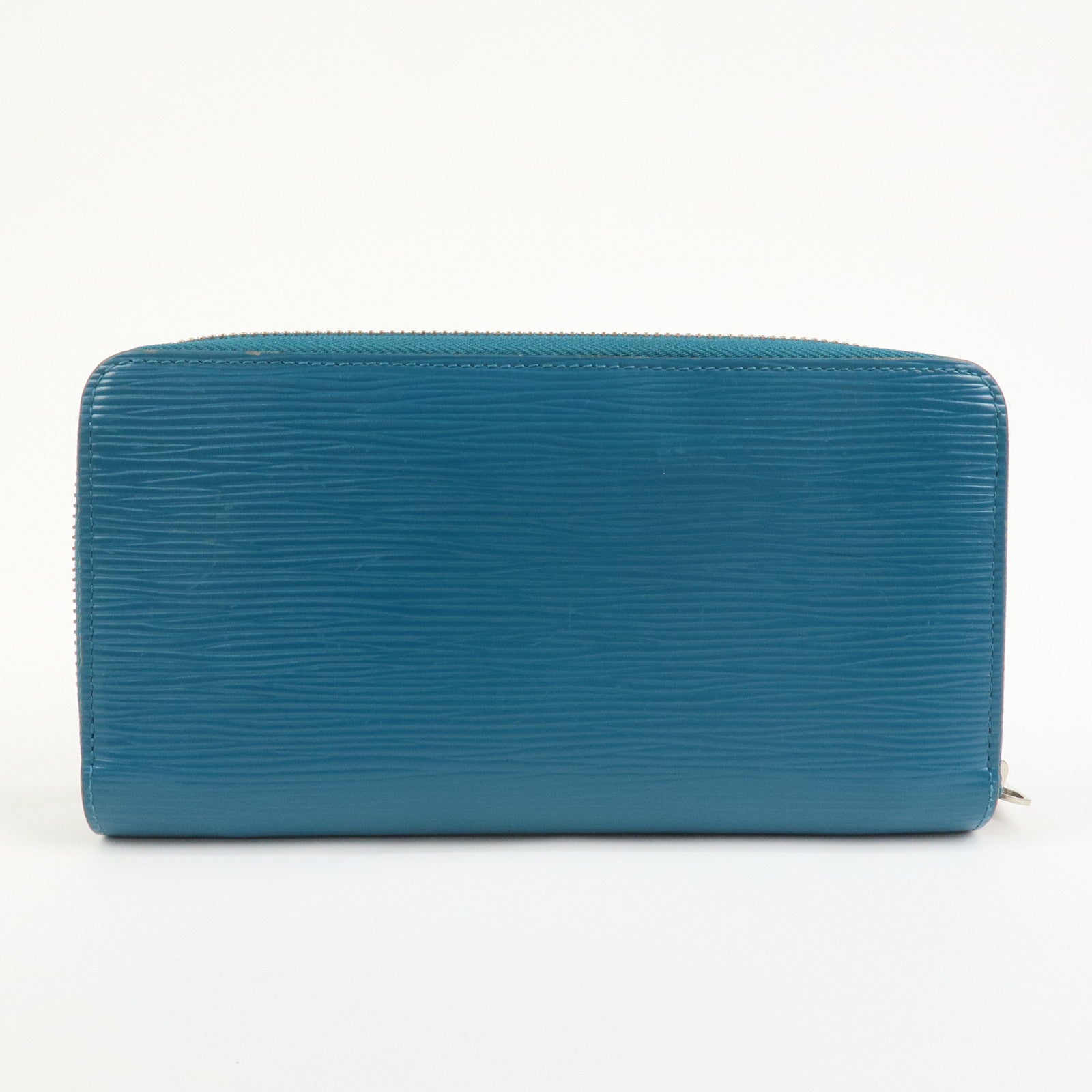 Louis Vuitton Epi Leather Zippy Long Wallet Cyan Blue M60311
