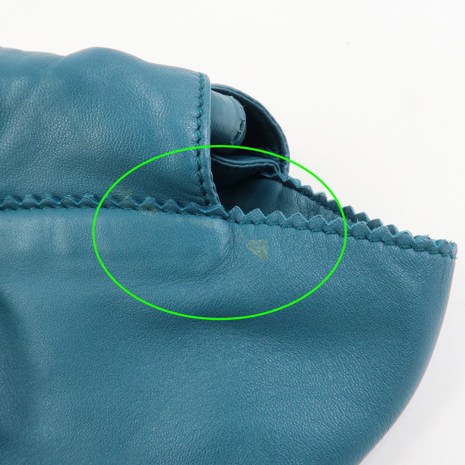 LOEWE Nappa Aire Nappa Leather Hand Bag Tote Bag Blue