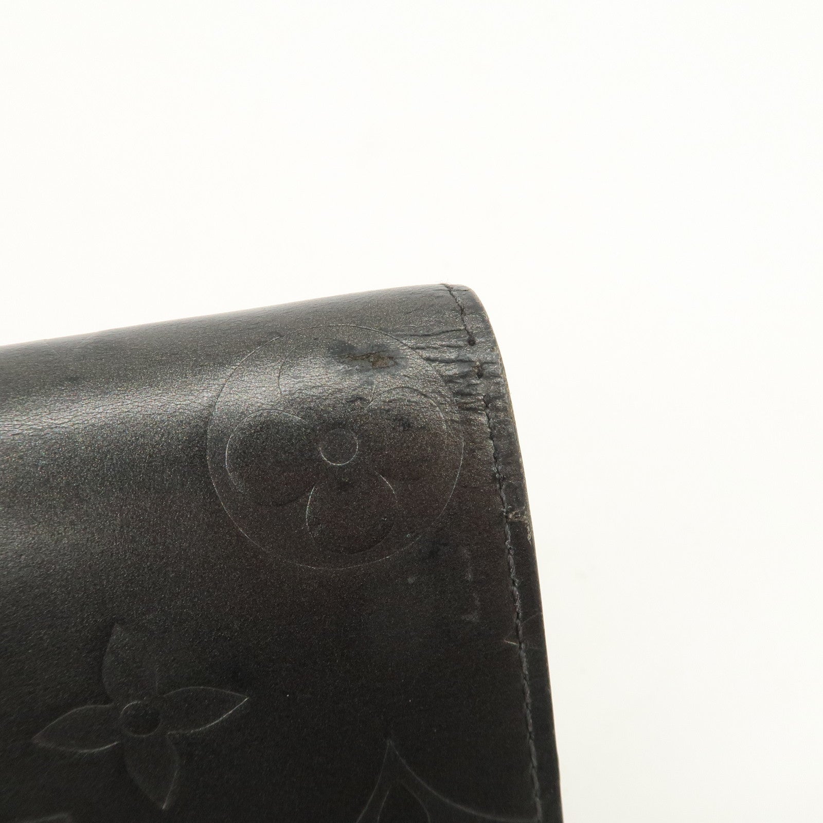 Louis Vuitton Monogram Matte Vernis Set of 2 Wallet M93530/M65142