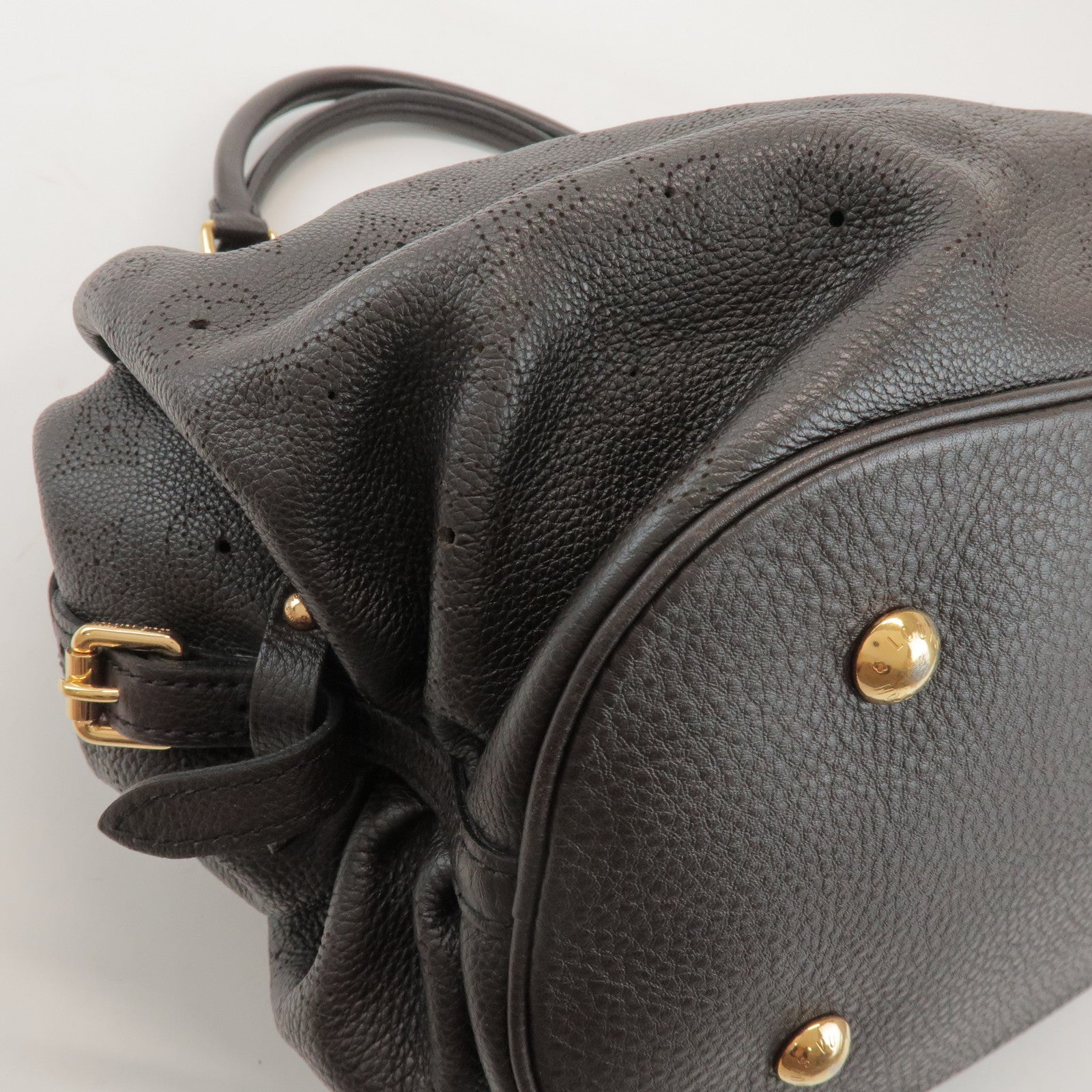 Louis Vuitton Monogram Mahina L Mahina Leather Shoulder Bag M95975