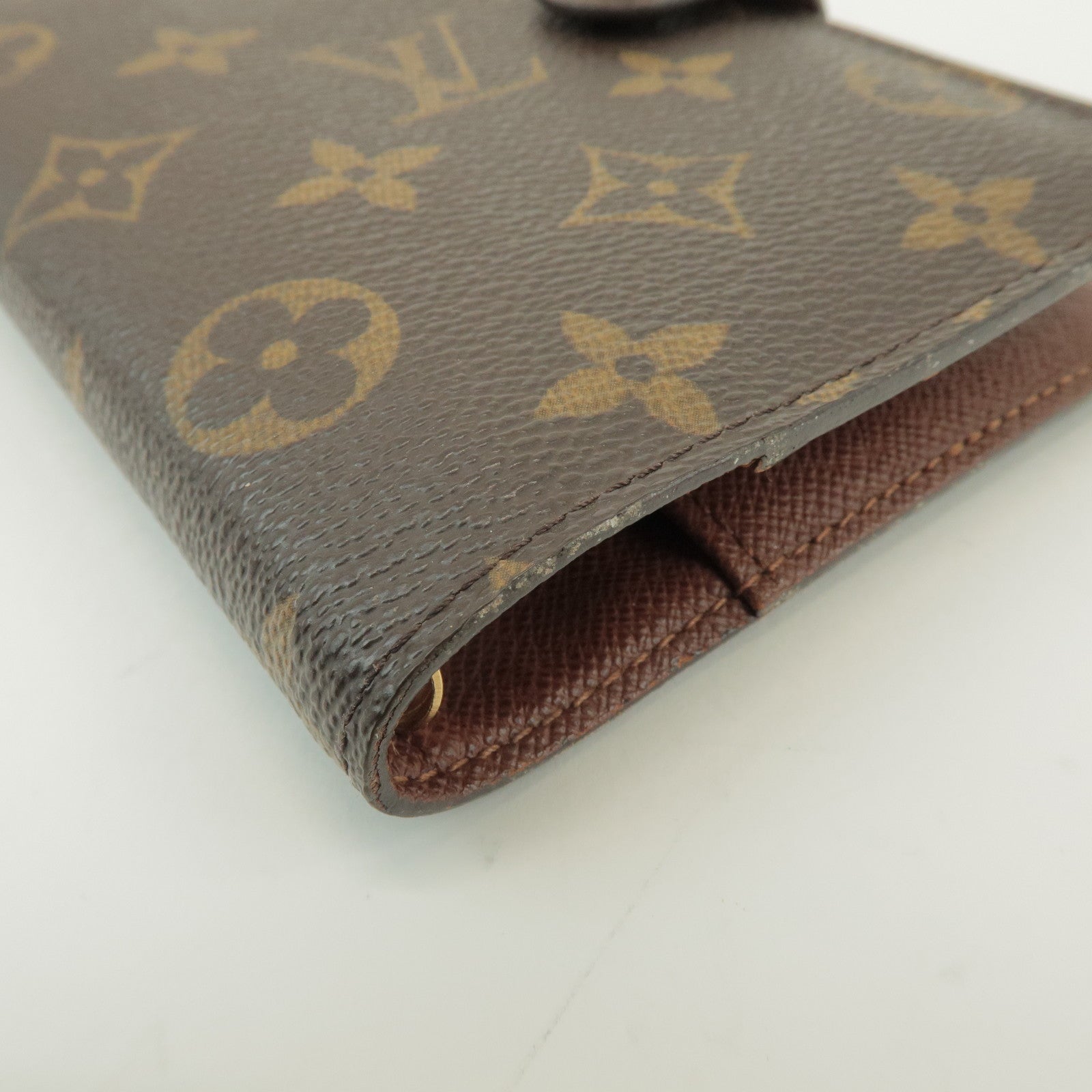Louis Vuitton Monogram Agenda PM Planner Cover Brown R20005