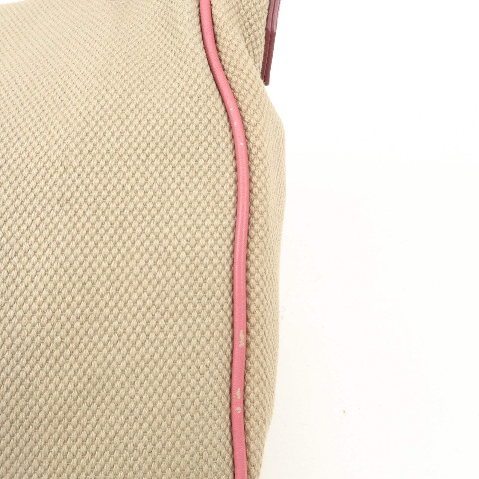 BURBERRY Children Canvas Leather Shoulder Bag Crossbody Bag Beige
