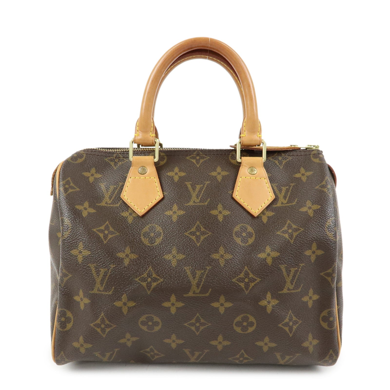 Louis Vuitton Monogram Speedy 25 Boston Bag Hand Bag Brown M41528