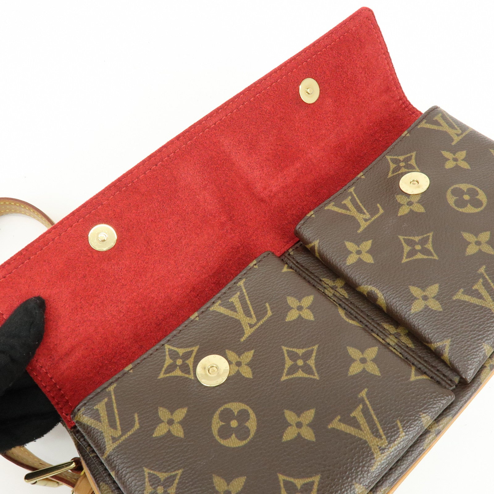 Louis Vuitton Monogram Vivacite Shoulder Bag Hand Bag M51164