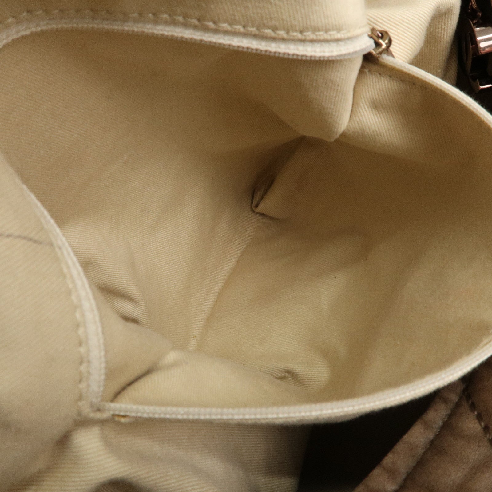 CHANEL Wild Stitch Leather Shoulder Bag Hand Bag Brown Used