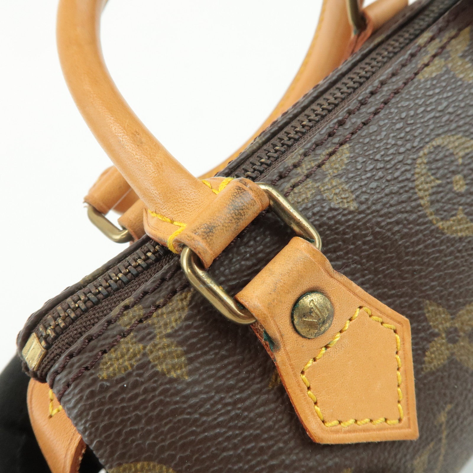 Louis Vuitton Monogram Mini Speedy Hand Bag M41534 Used