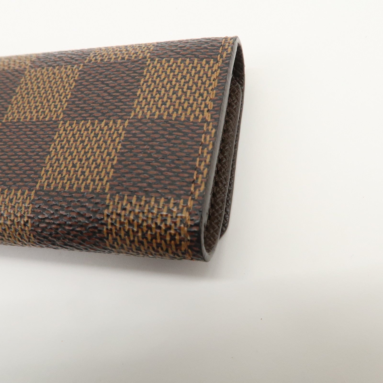 Louis Vuitton Damier Multicles 4 Key Case Damier Ebene Brown N62631