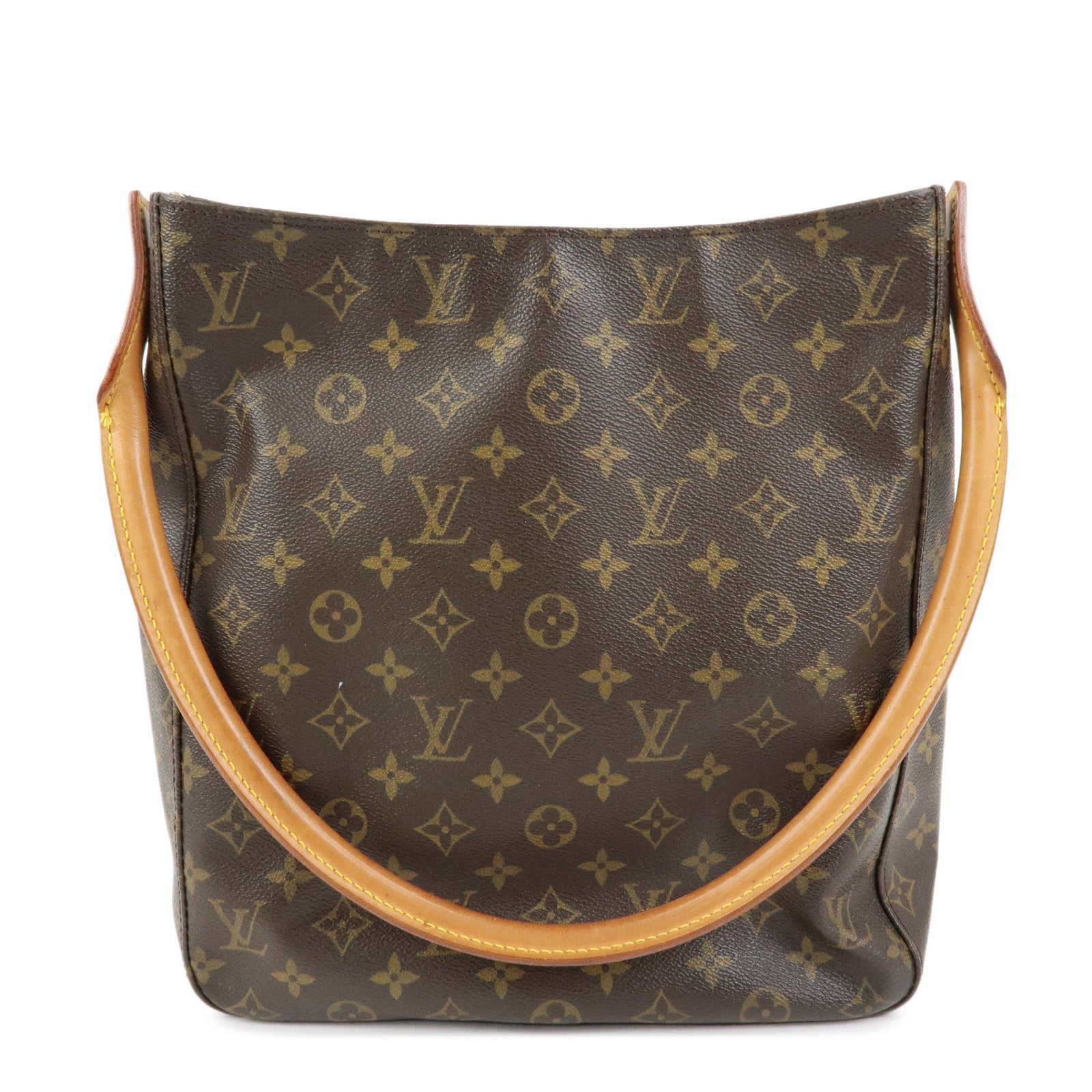 Louis Vuitton Monogram Looping GM Shoulder Bag Brown M51145