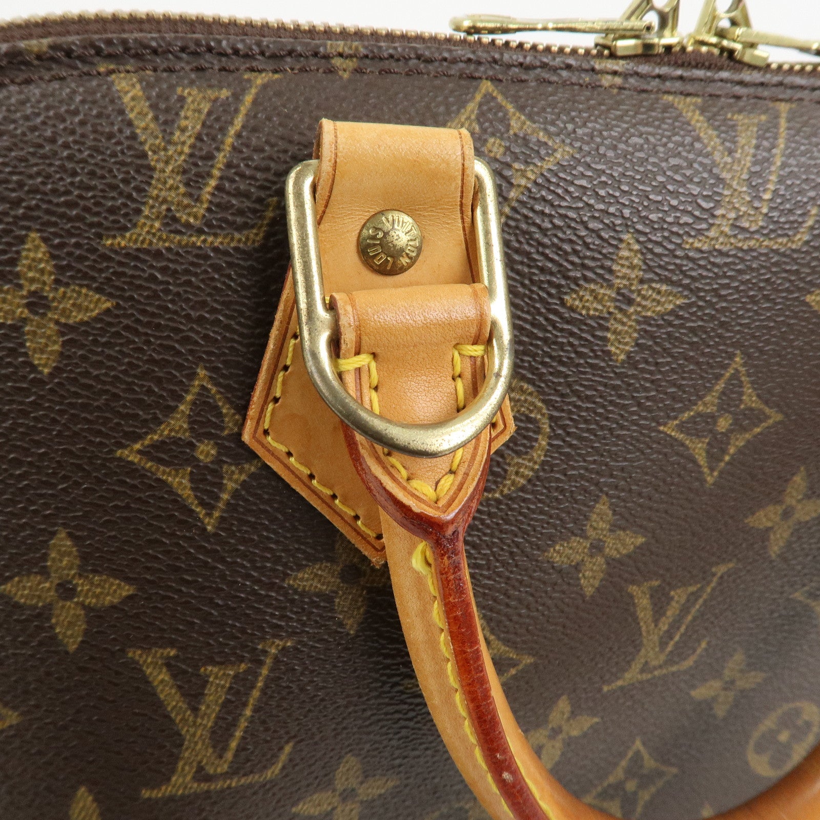 Louis Vuitton Monogram Canvas Alma Hand Bag Brown M51130