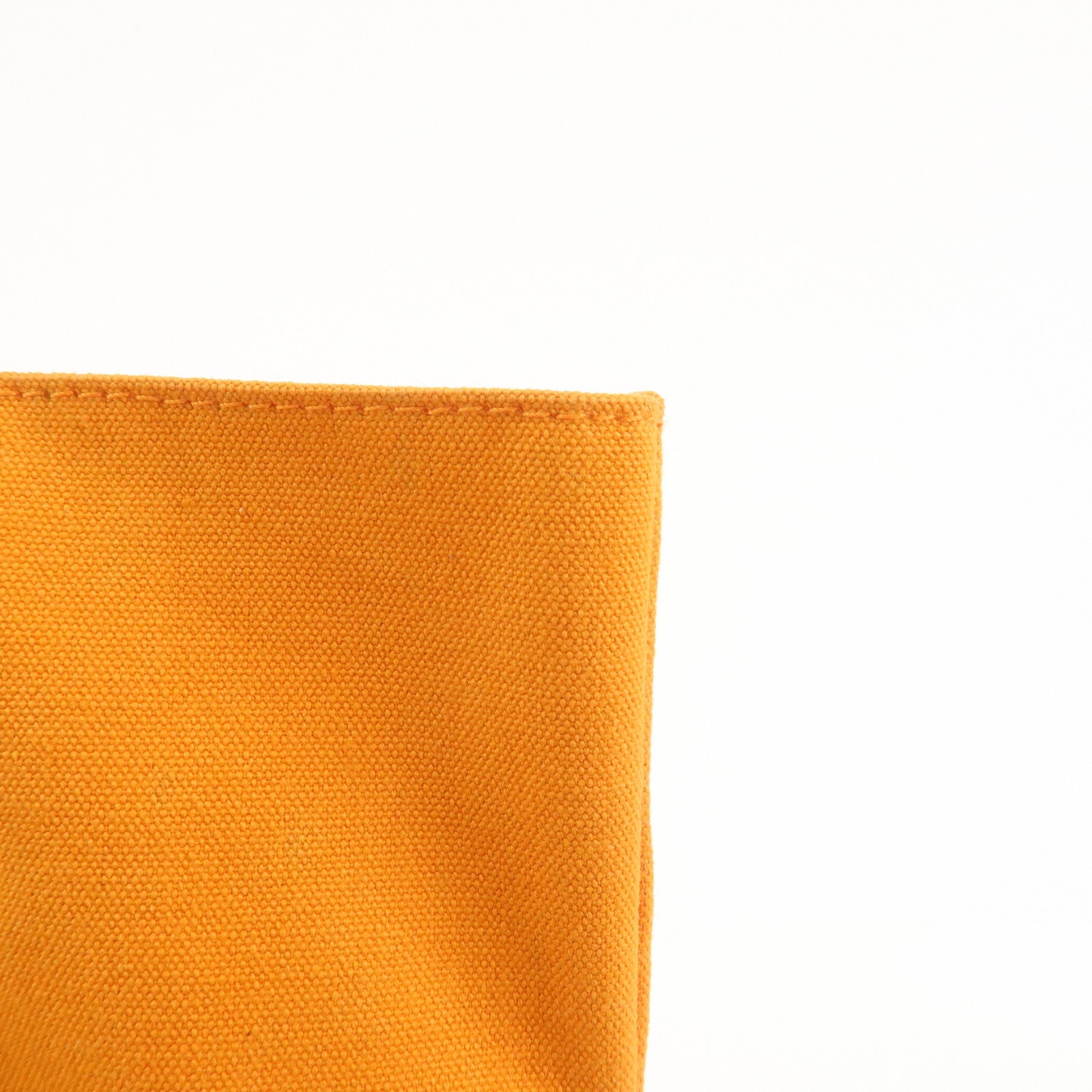 HERMES Fourre Tout Cabas Canvas Hawaii Limited Tote Bag Orange