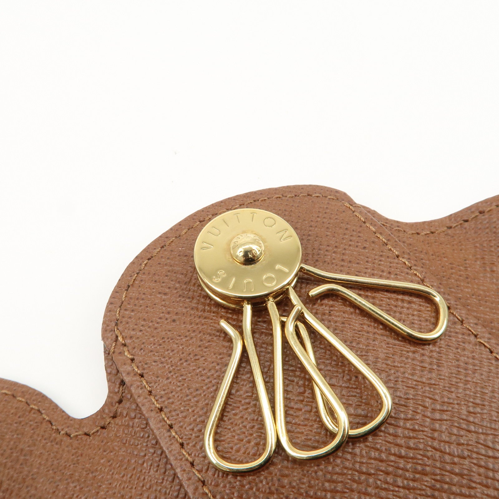 Louis Vuitton Monogram Multicles Rond PM Key Case Brown M60115