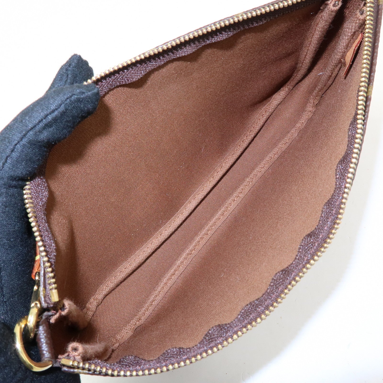 Louis Vuitton Monogram Pochette Accessoires Pouch Hand Bag M51980