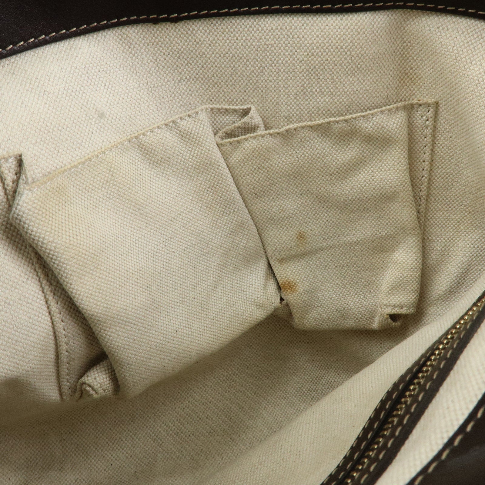 GUCCI Interlocking G Lovely Canvas Tote Bag Beige Brown 257069