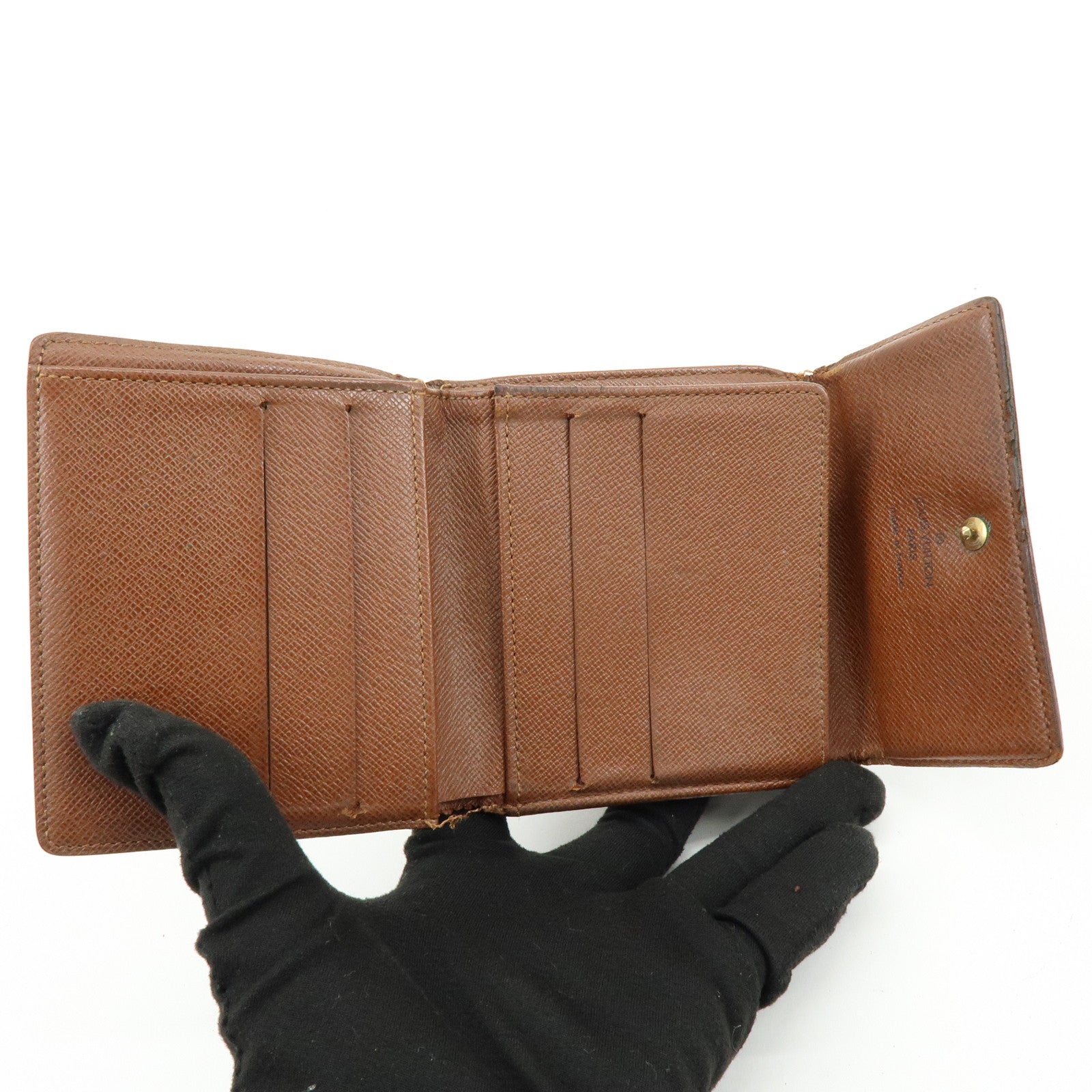 Louis Vuitton Monogram Set of 3 Compact Wallets M61652/M61665