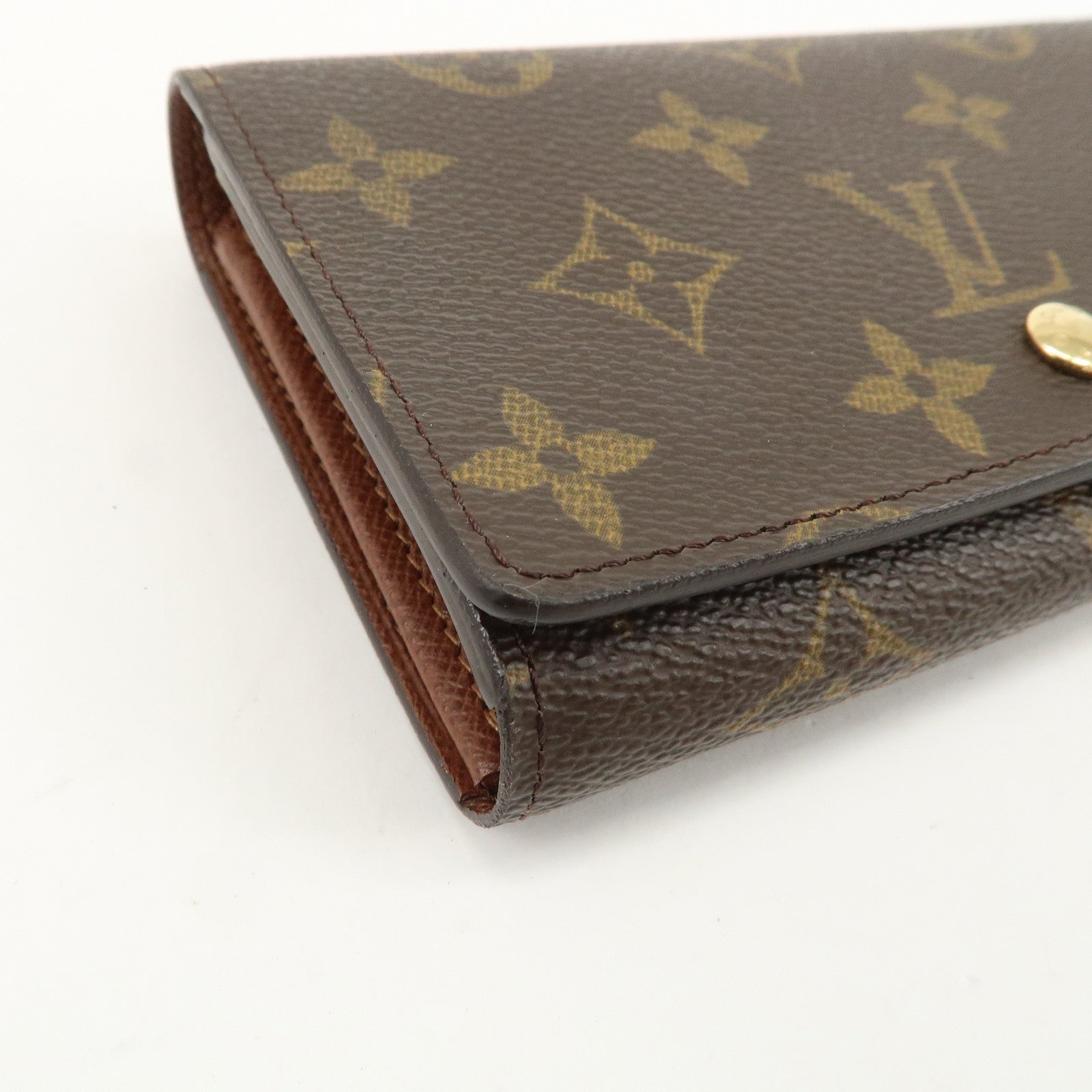 Louis Vuitton Monogram Porte Monnaie Billets Tresor Wallet M61730