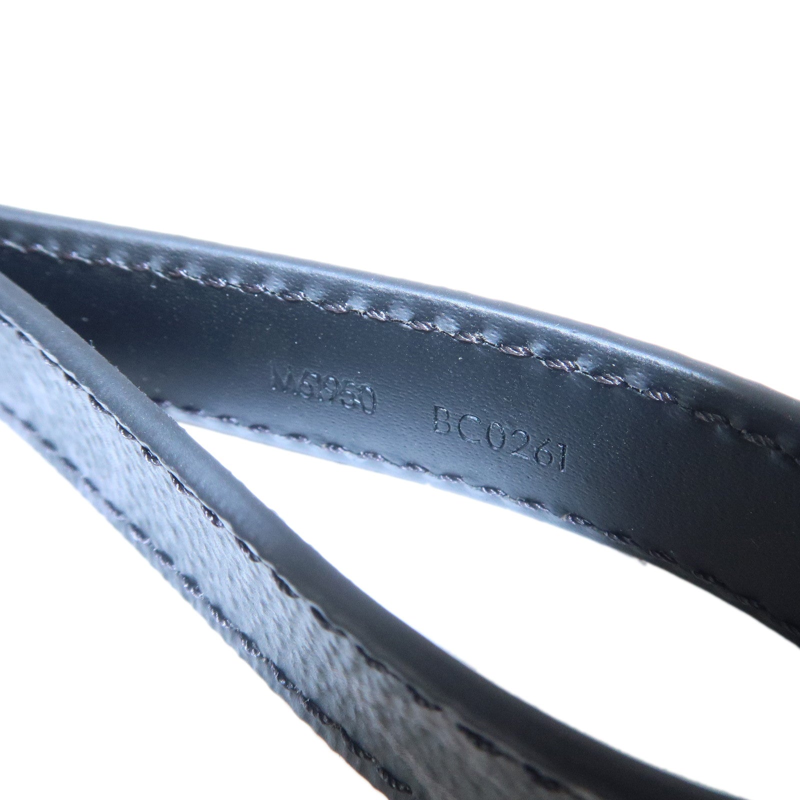 Louis Vuitton Monogram Eclipse Porte Cles Dragonne Key Chain M61950