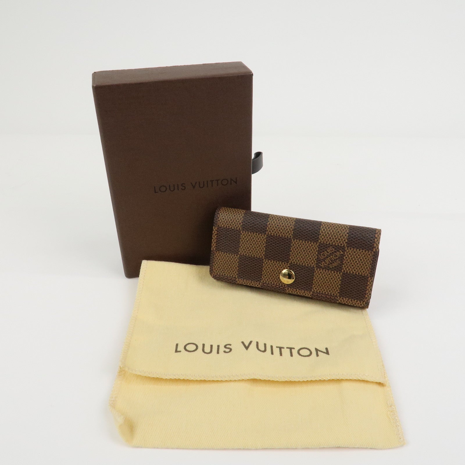 Louis Vuitton Damier Multicles 4 Key Case Damier Ebene N62631
