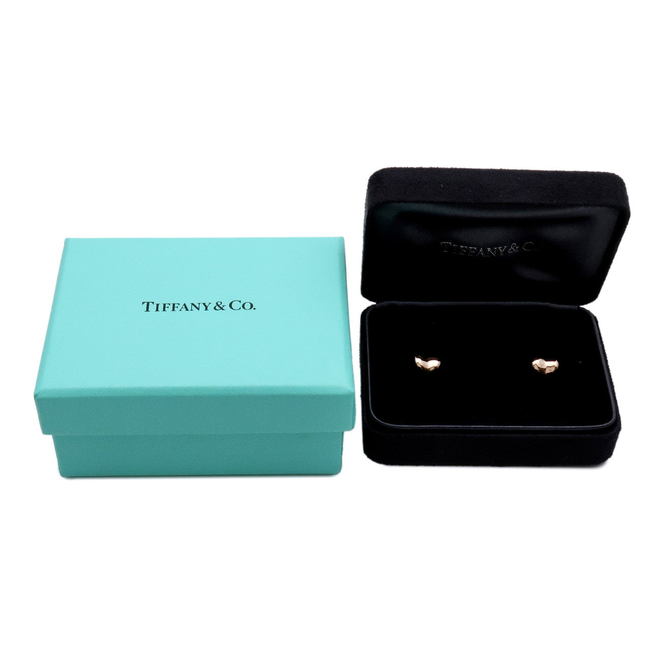 Tiffany & Co Bean Earrings 750PG Rose Gold