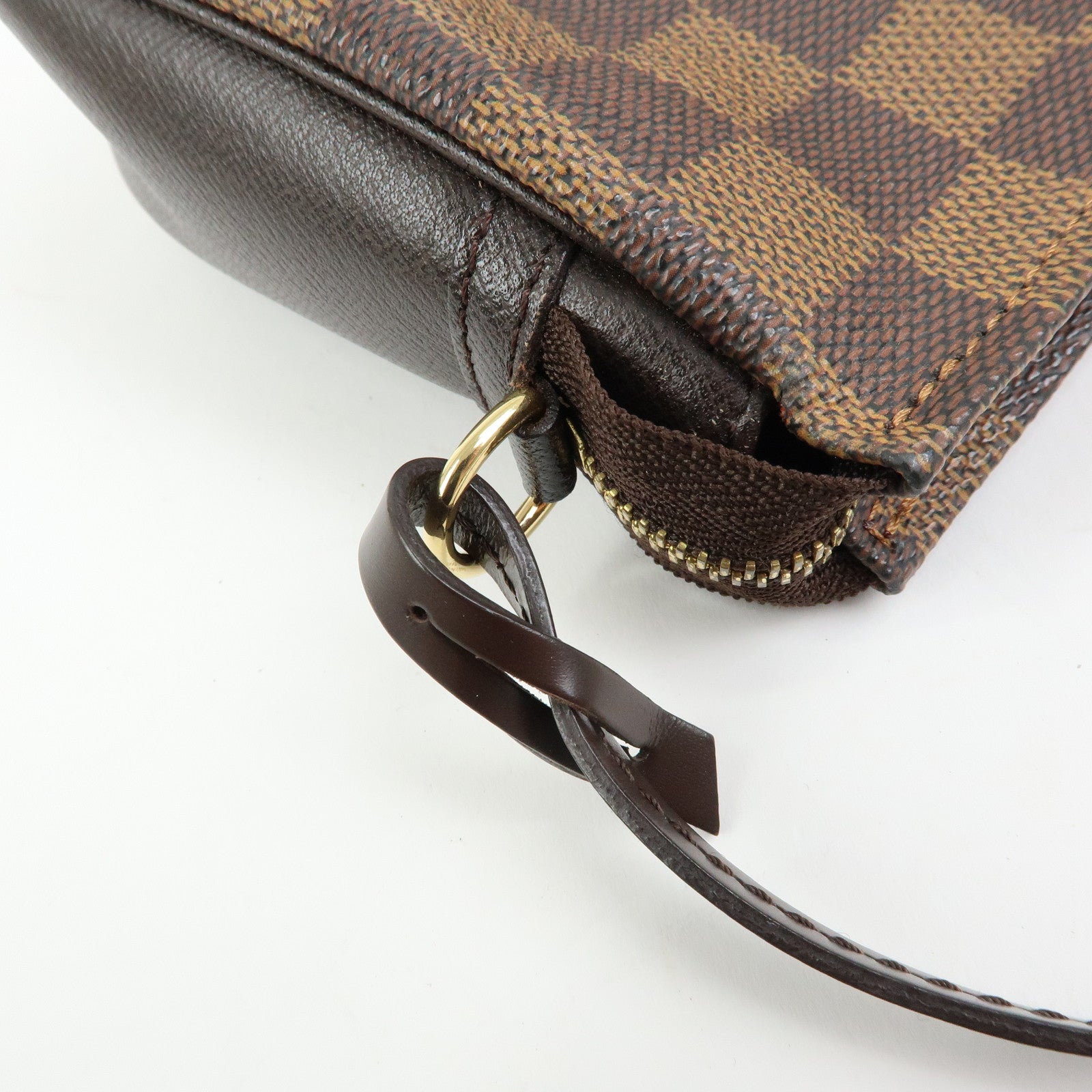 Louis Vuitton Damier Trousse Makeup Accessory Pouch Brown N51982