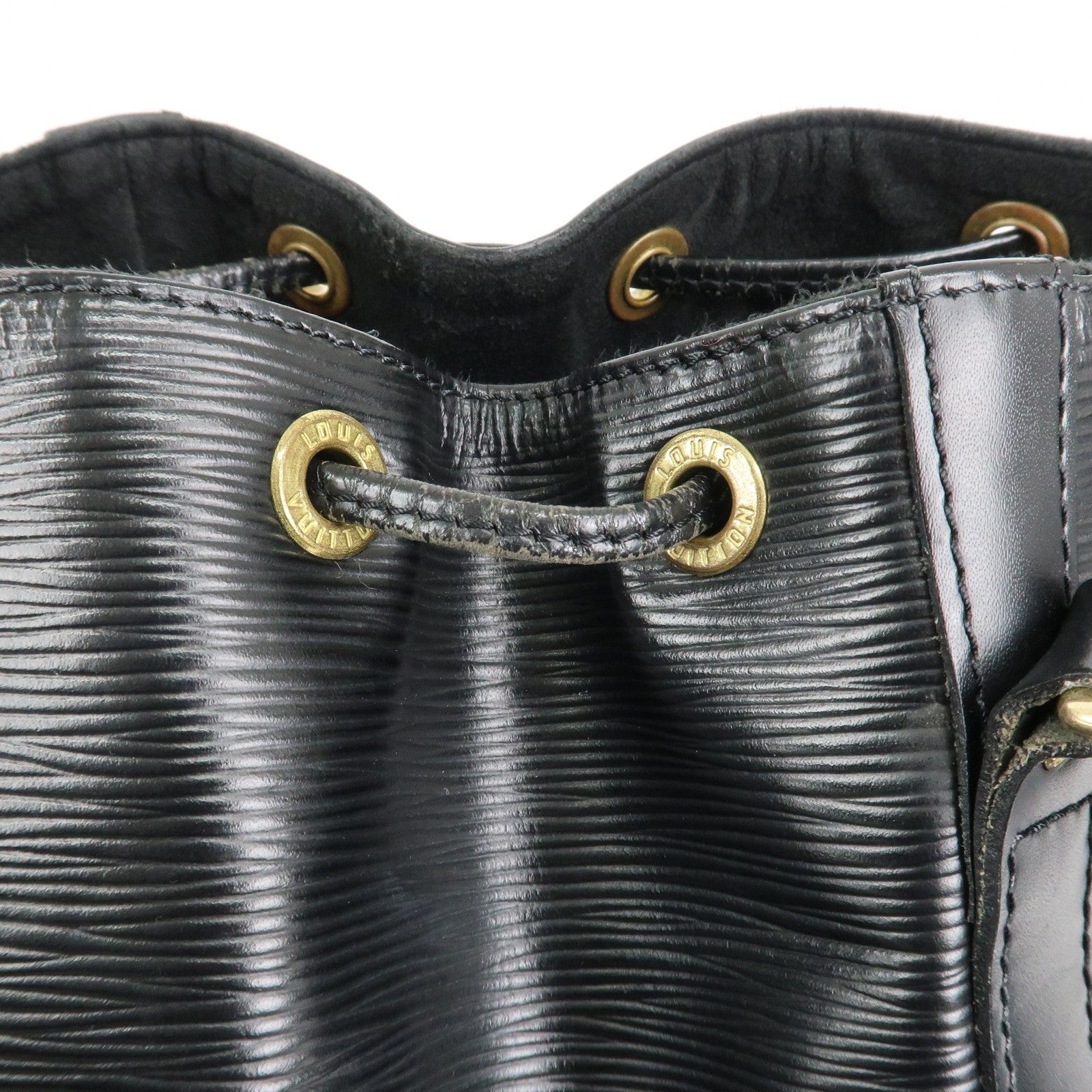 Louis Vuitton Epi Petit Noe Shoulder Bag Noir Black M59012 Used