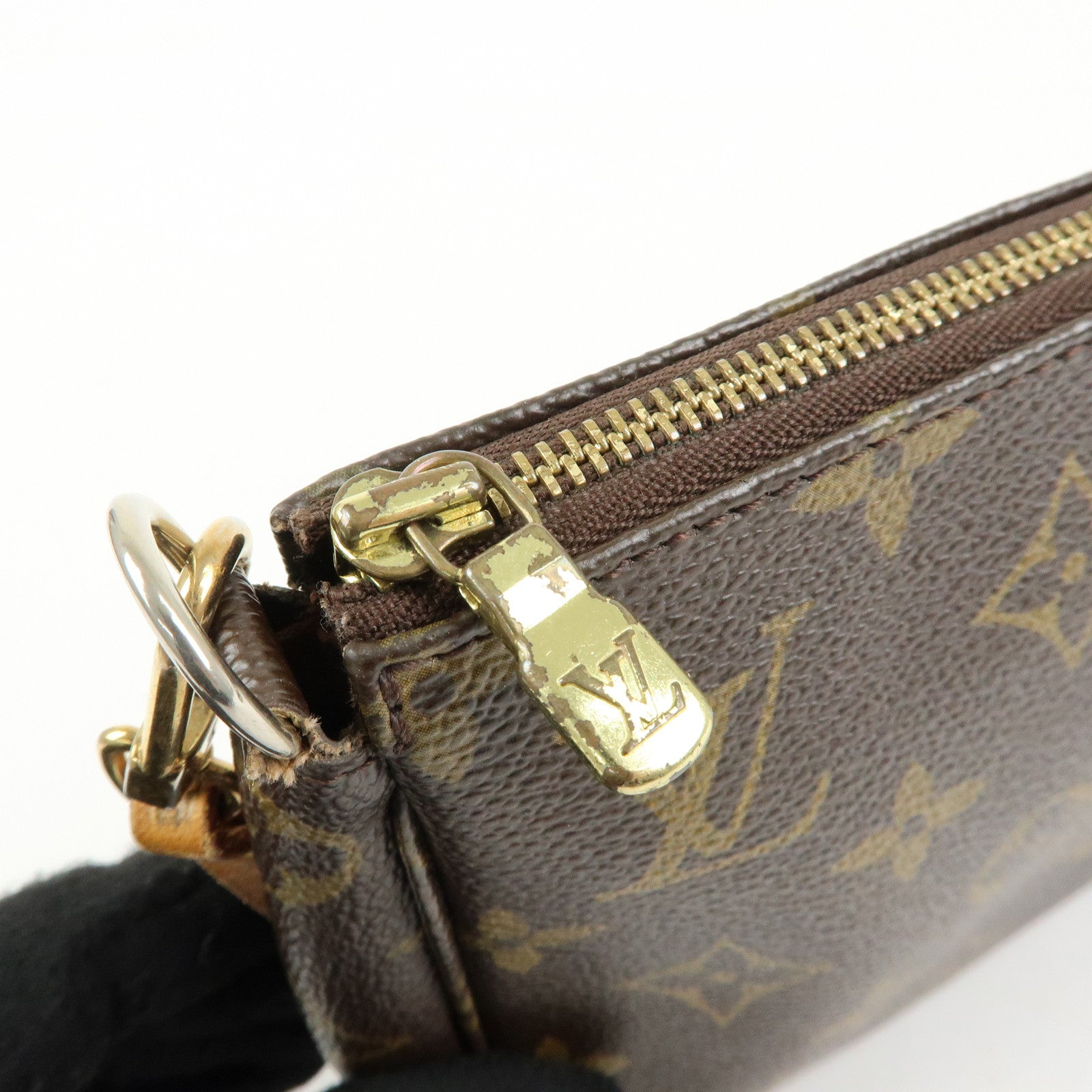 Louis Vuitton Monogram Pochette Accessoires Pouch Hand Bag M51980